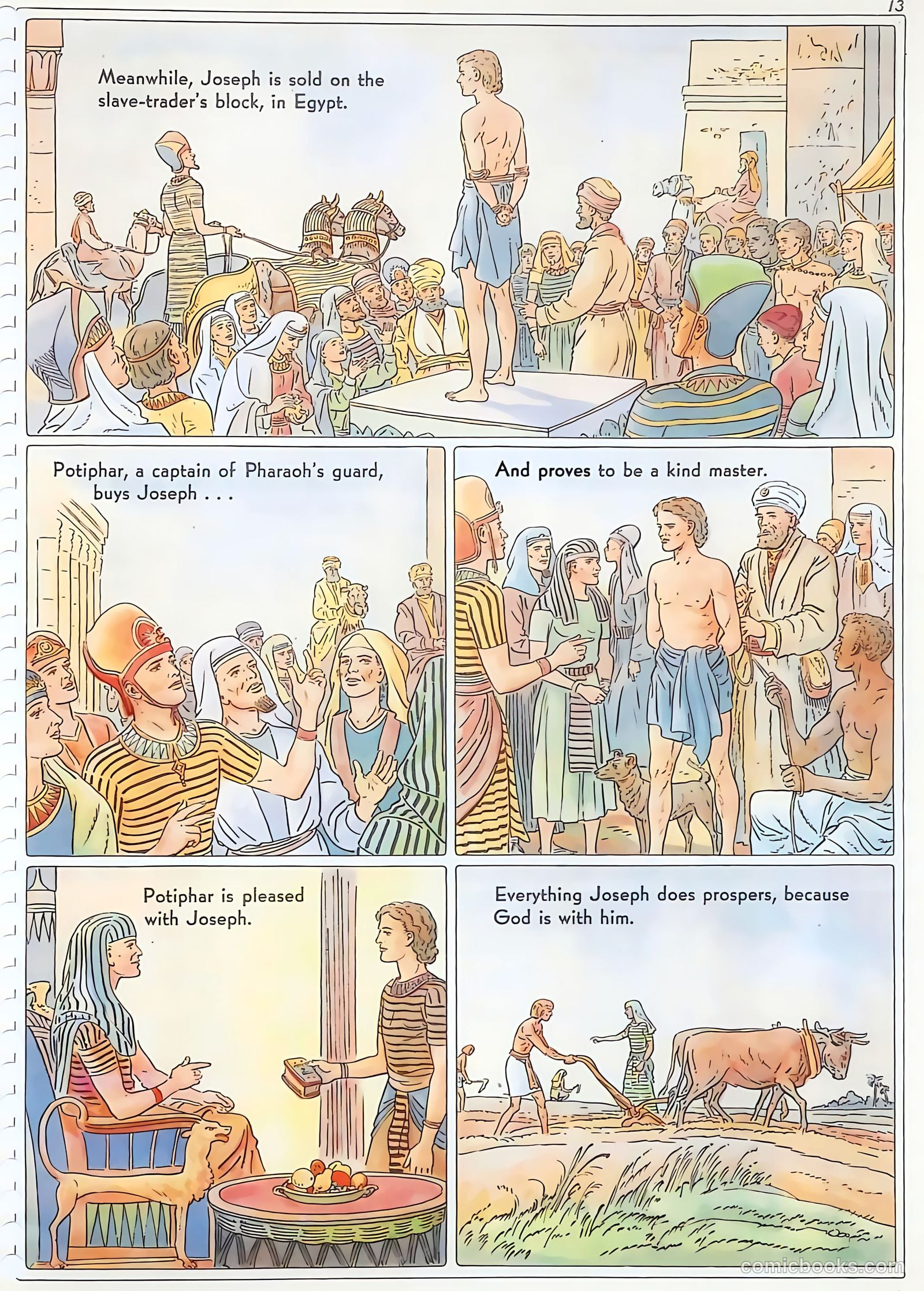 The Life of Joseph Visualized #nn (1946) — page 13 of 48