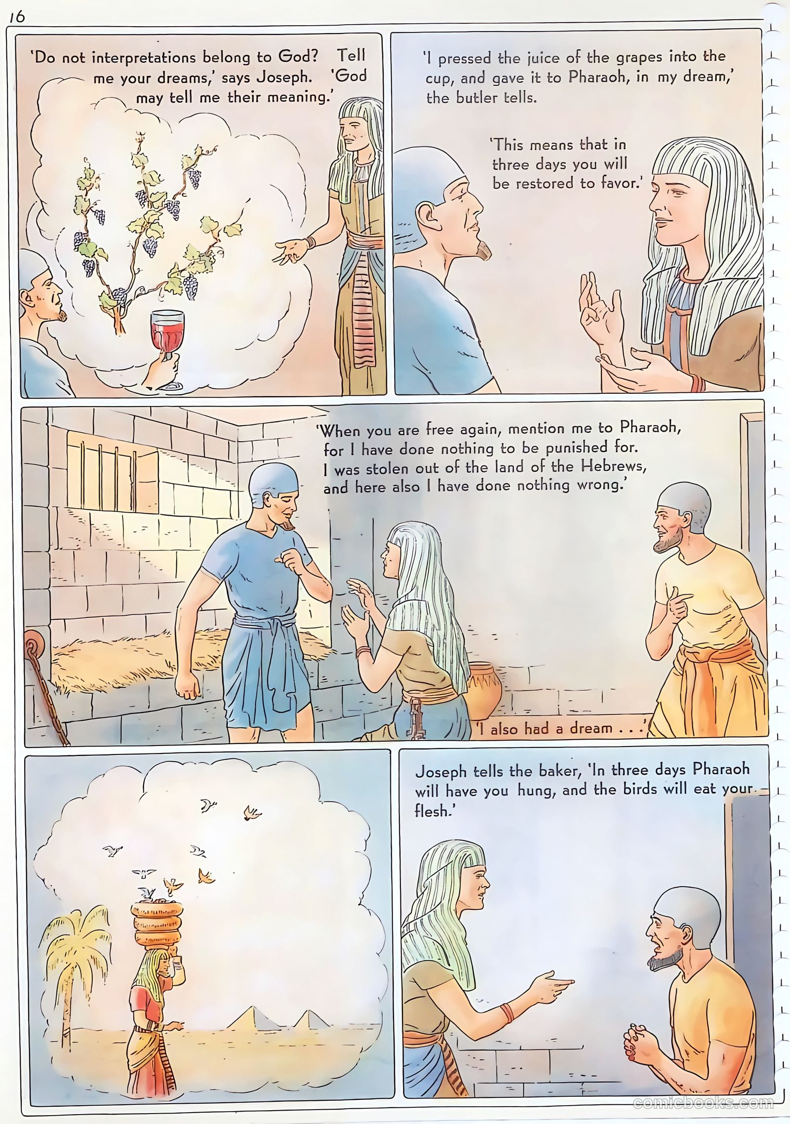 The Life of Joseph Visualized #nn (1946) — page 16 of 48