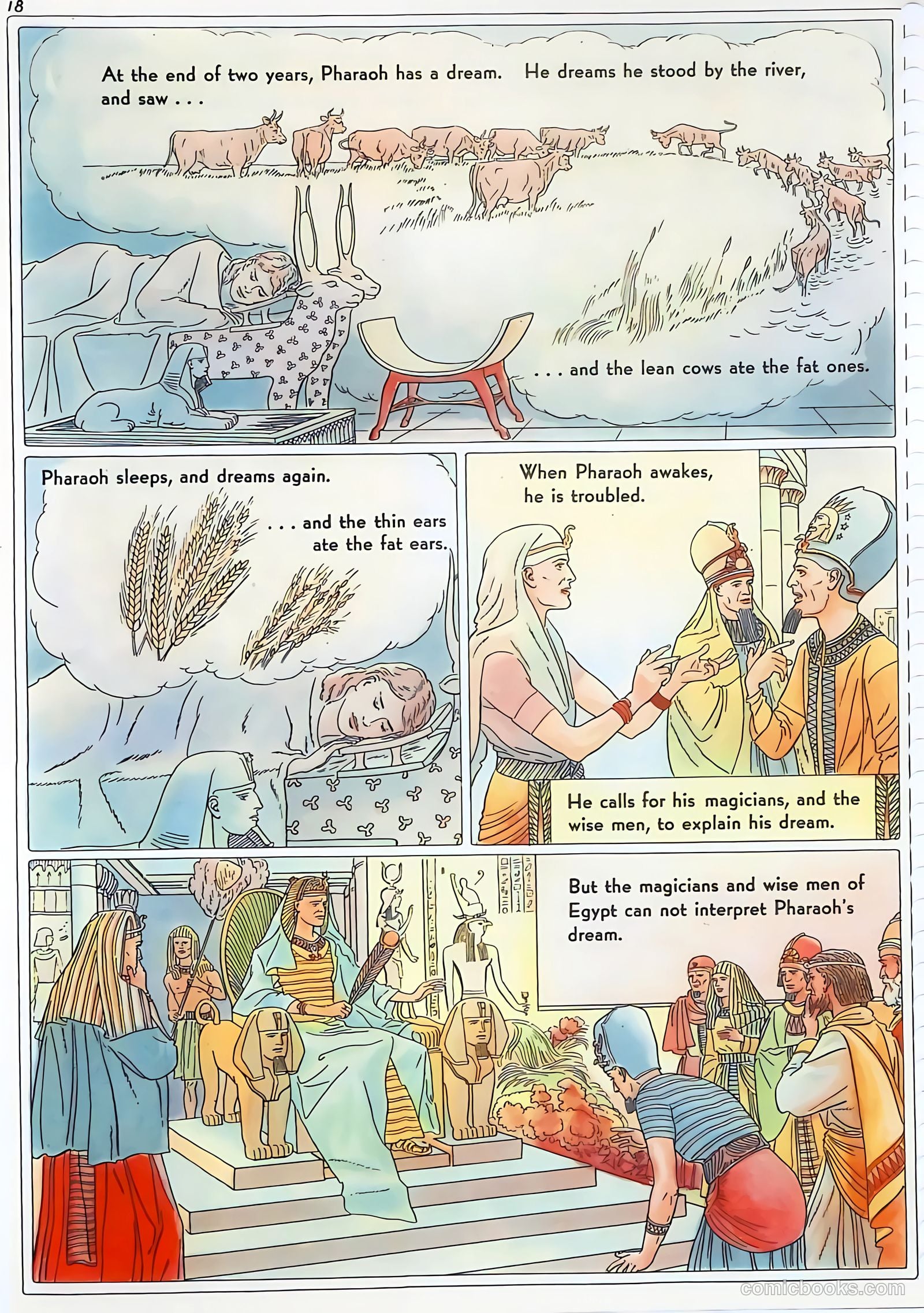 The Life of Joseph Visualized #nn (1946) — page 18 of 48