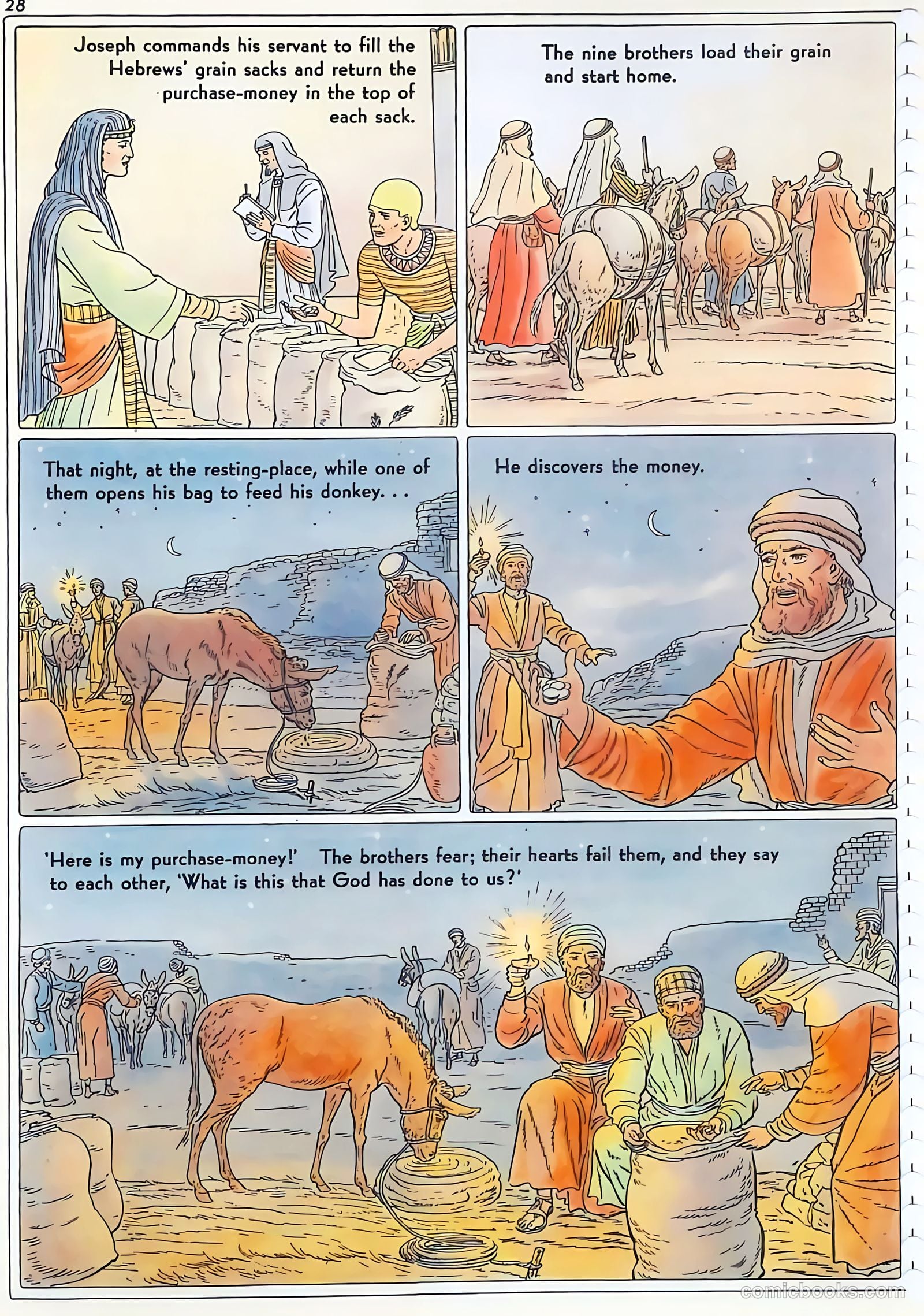 The Life of Joseph Visualized #nn (1946) — page 28 of 48