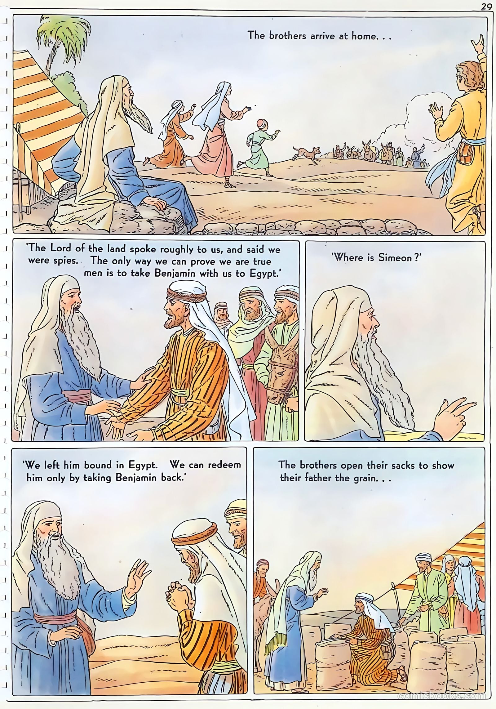 The Life of Joseph Visualized #nn (1946) — page 29 of 48