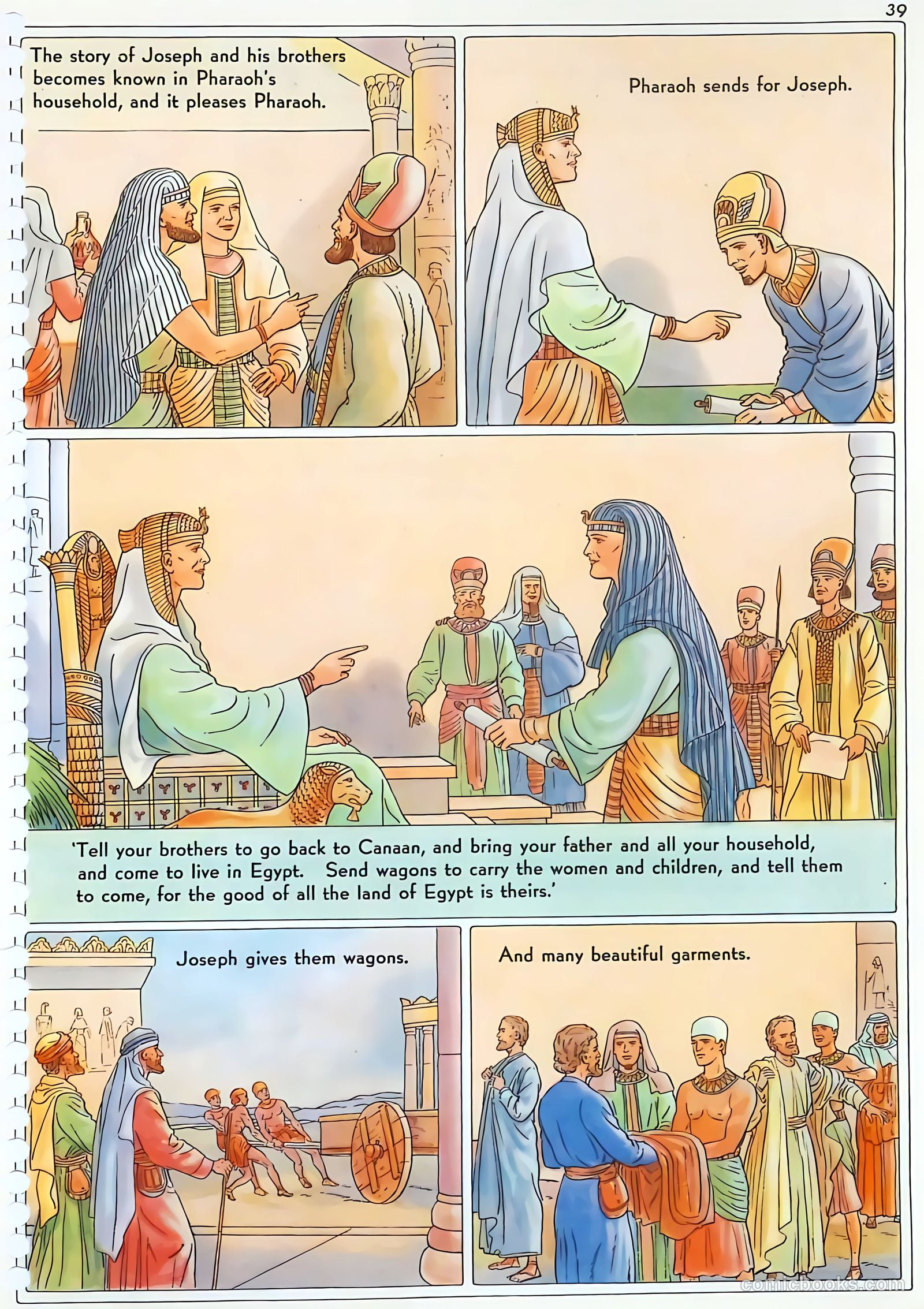 The Life of Joseph Visualized #nn (1946) — page 39 of 48