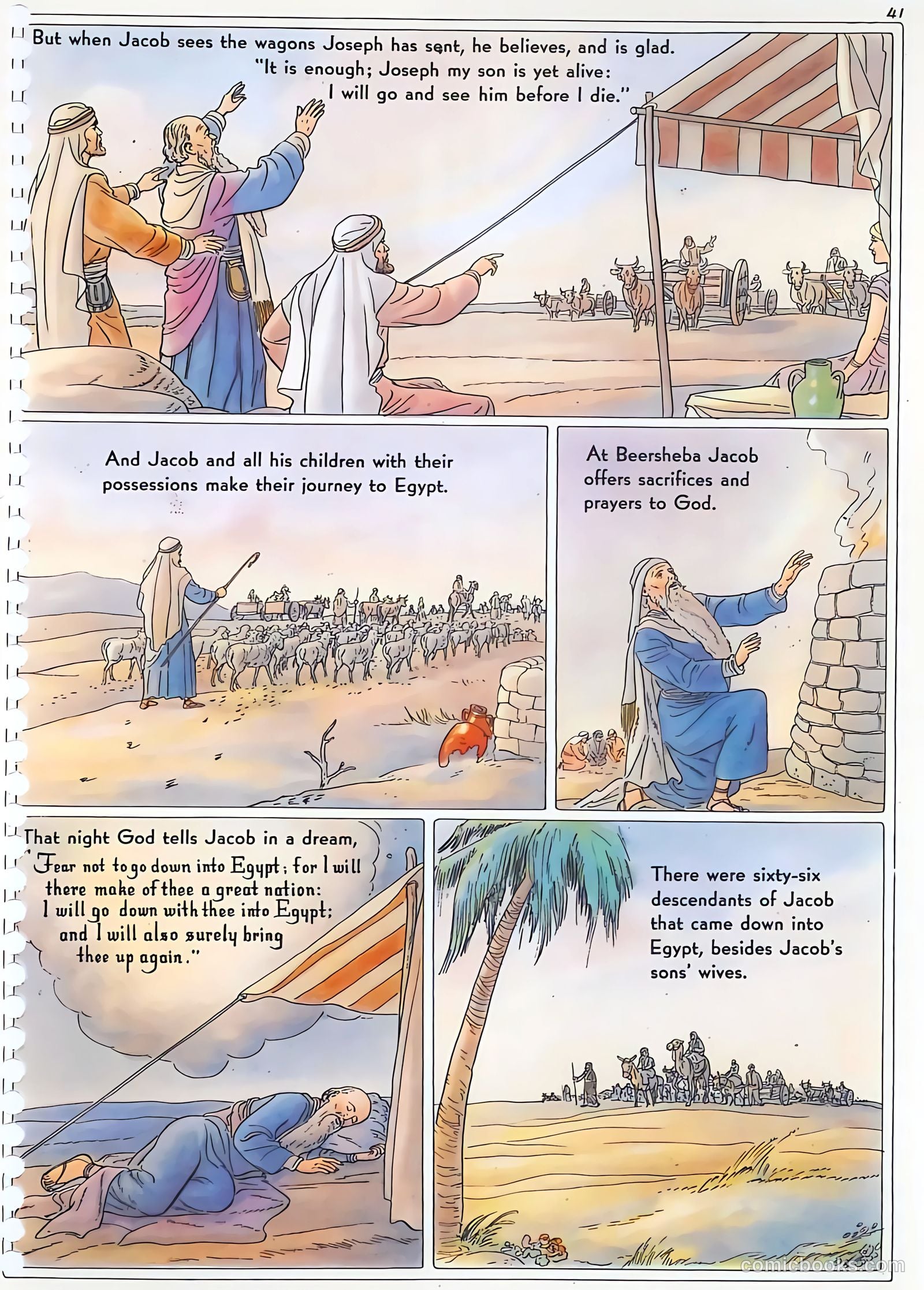 The Life of Joseph Visualized #nn (1946) — page 41 of 48