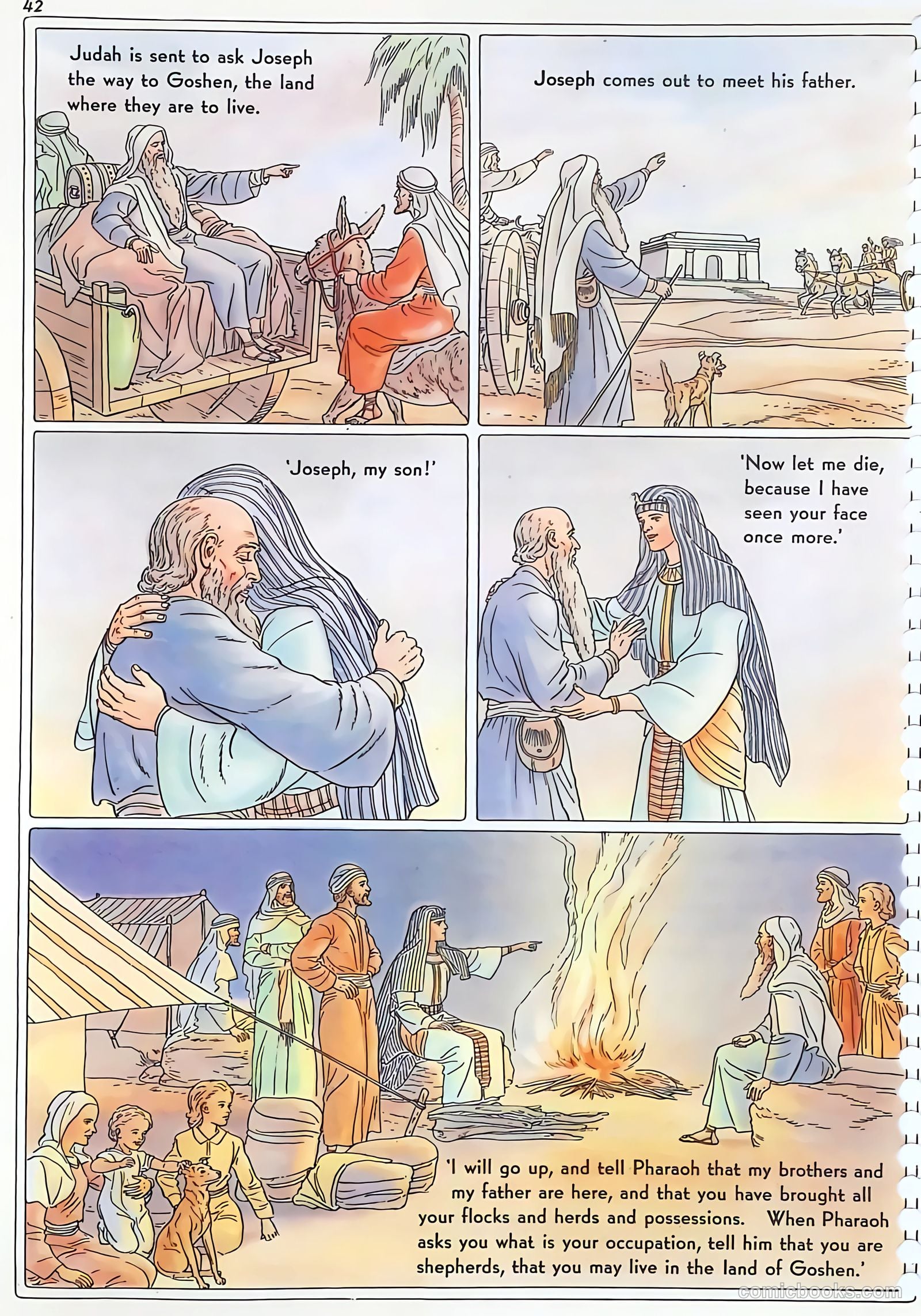 The Life of Joseph Visualized #nn (1946) — page 42 of 48