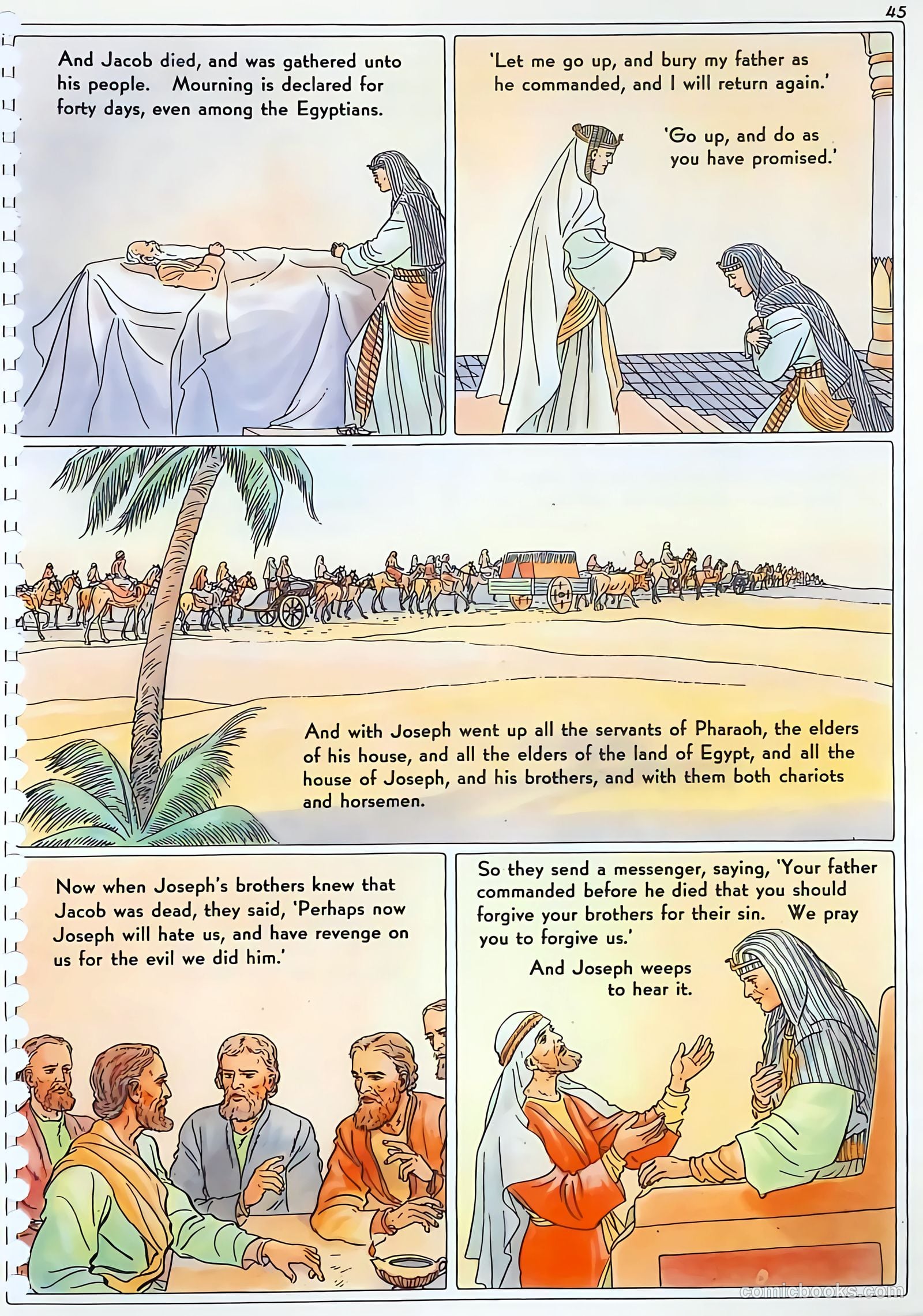 The Life of Joseph Visualized #nn (1946) — page 45 of 48