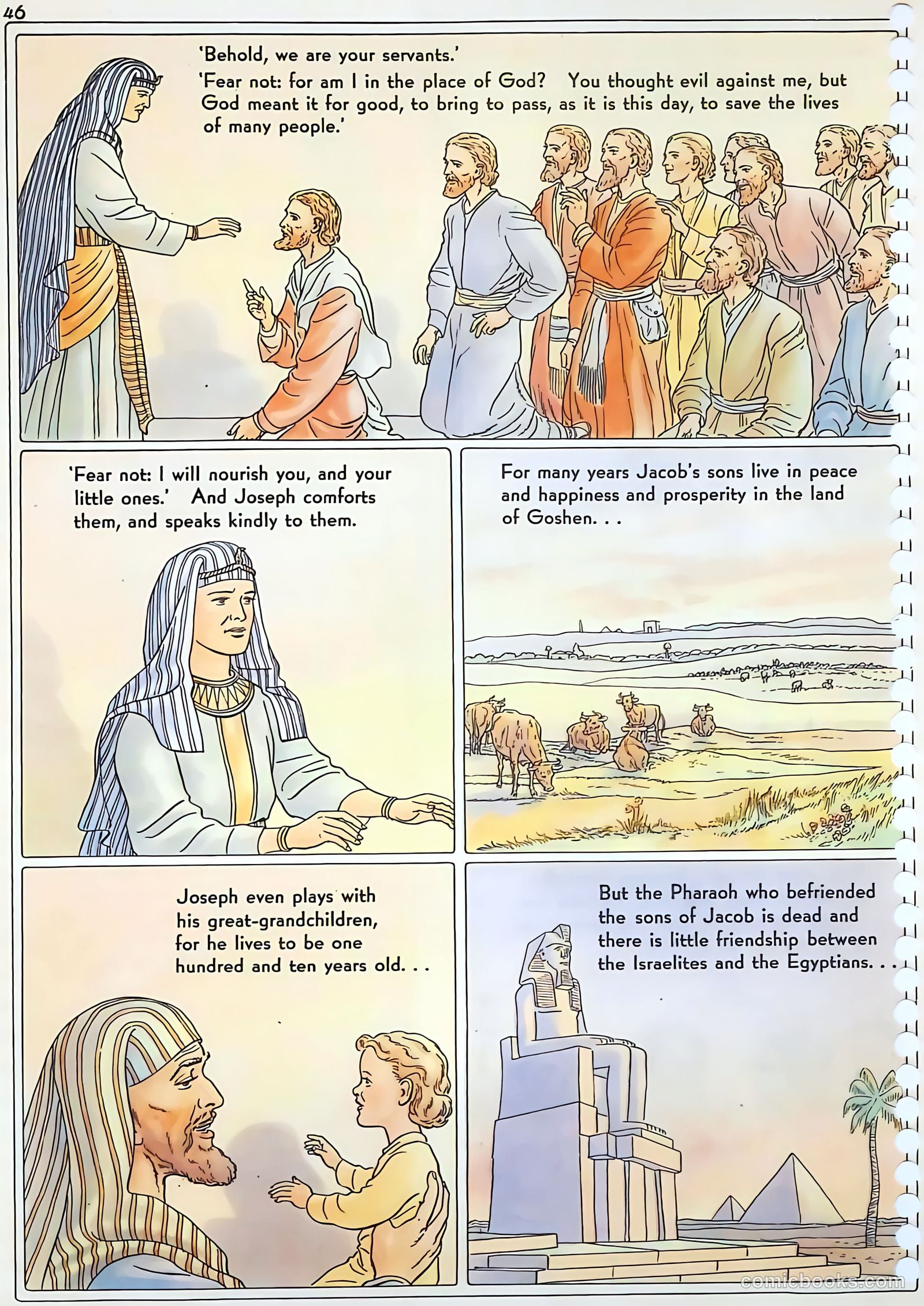 The Life of Joseph Visualized #nn (1946) — page 46 of 48