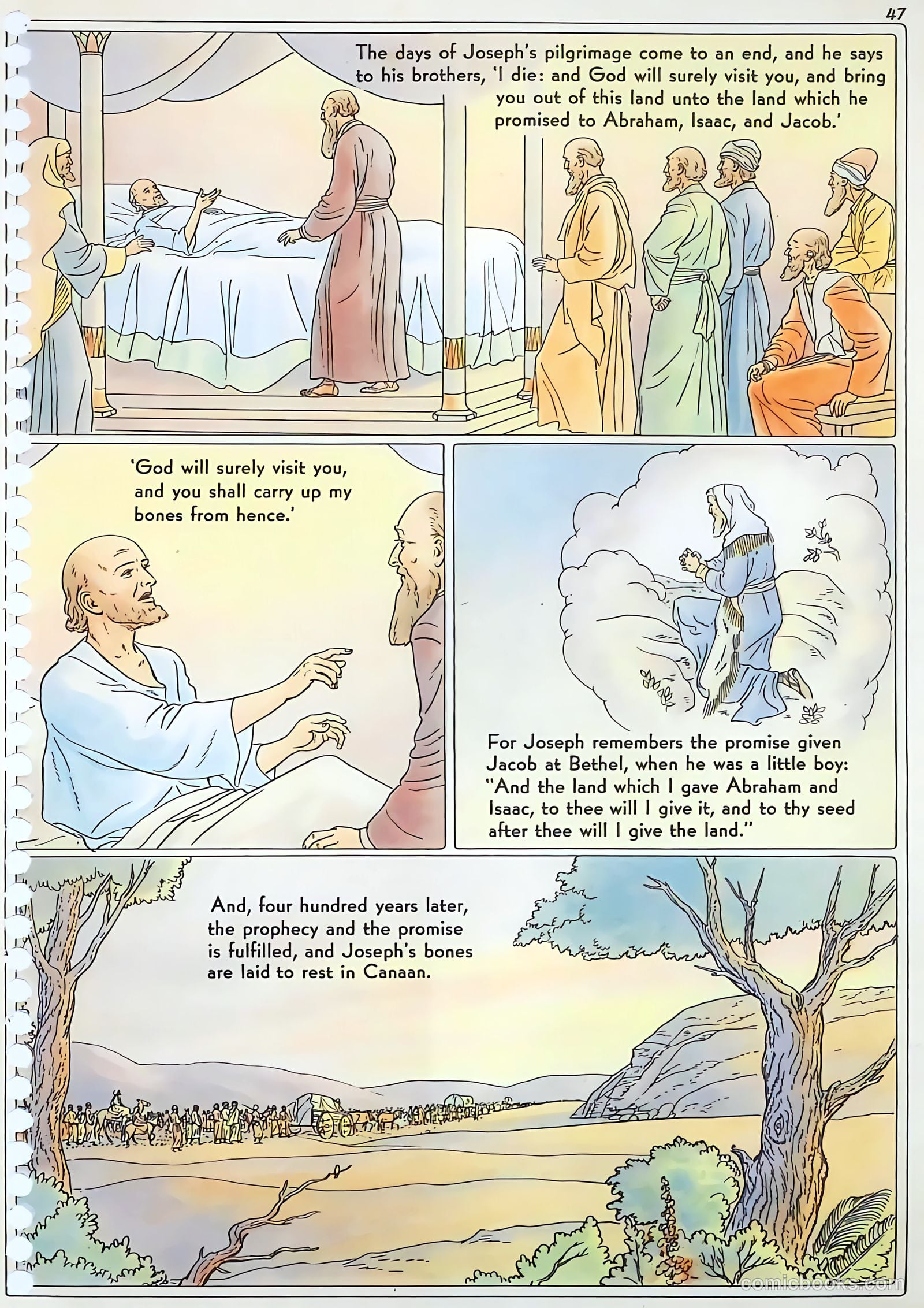 The Life of Joseph Visualized #nn (1946) — page 47 of 48