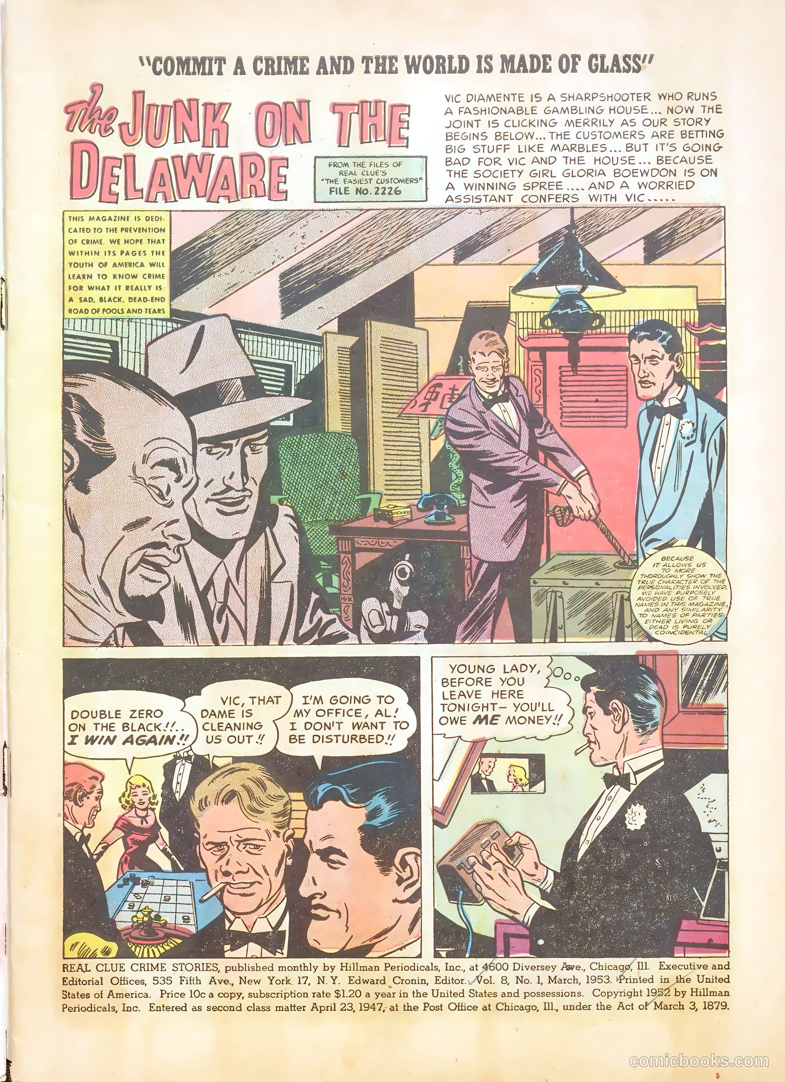 Real Clue Crime Stories v8 #1 — page 3 of 36