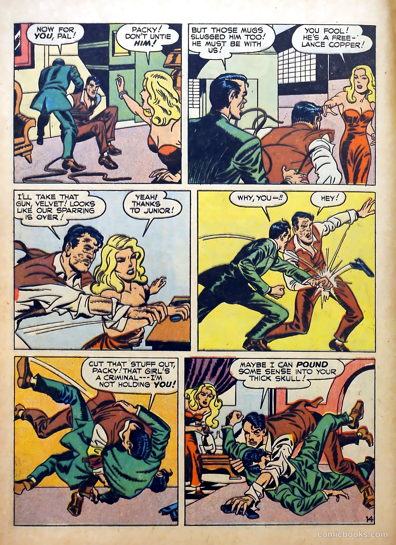 Clue Comics #15 (1943) — page 16 of 52