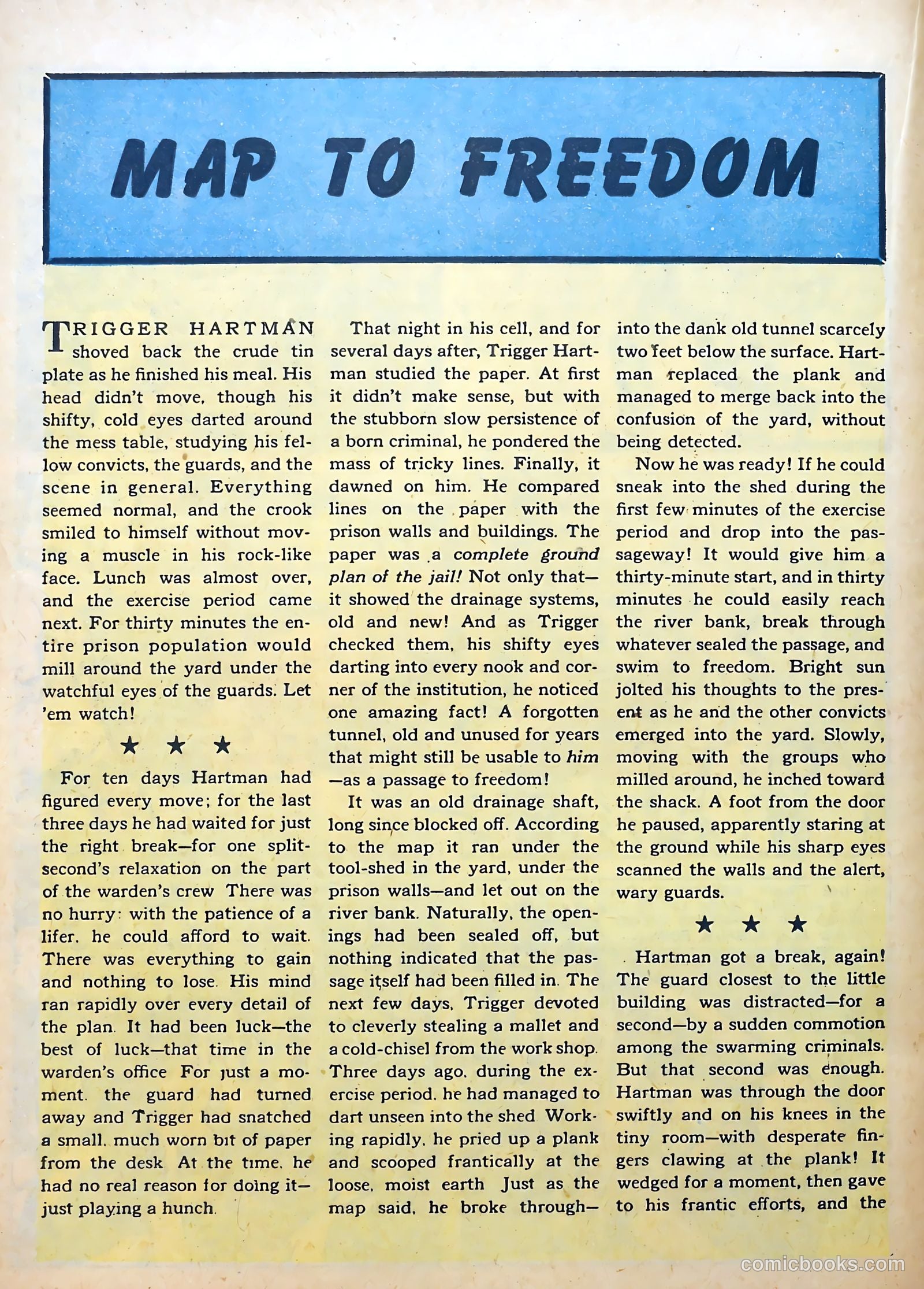 Clue Comics #15 (1943) — page 36 of 52