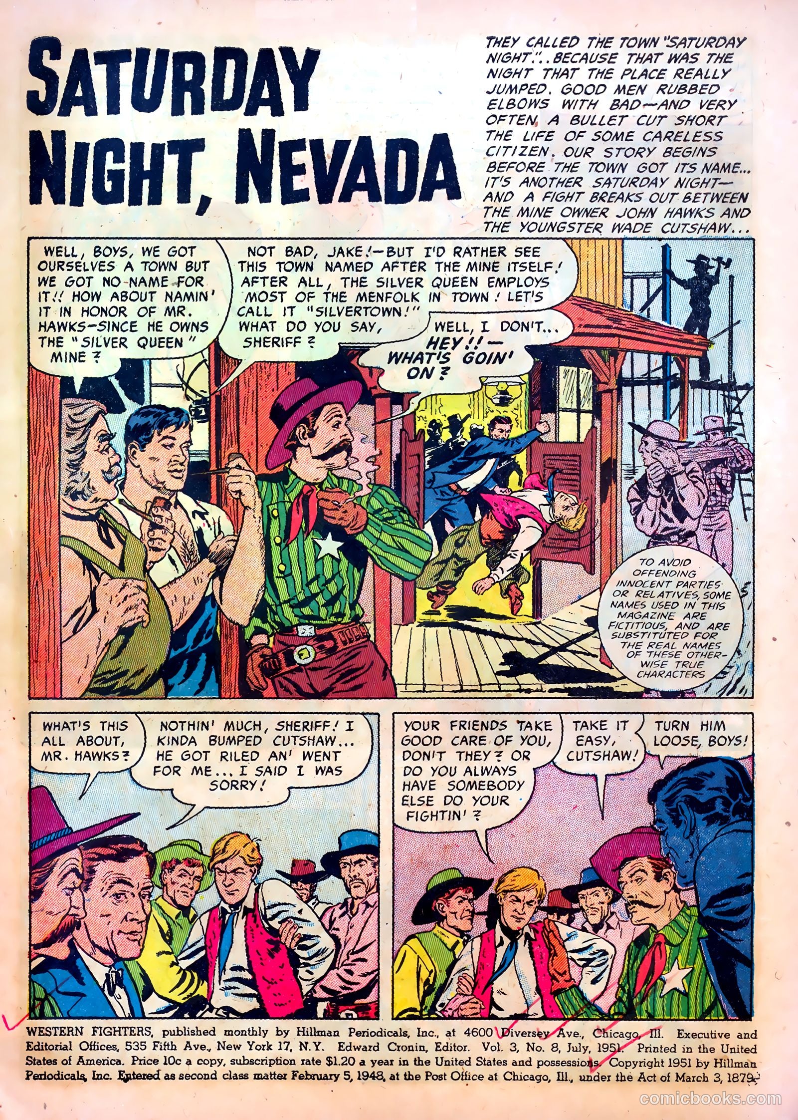 Western Fighters v3 #8 — page 3 of 52