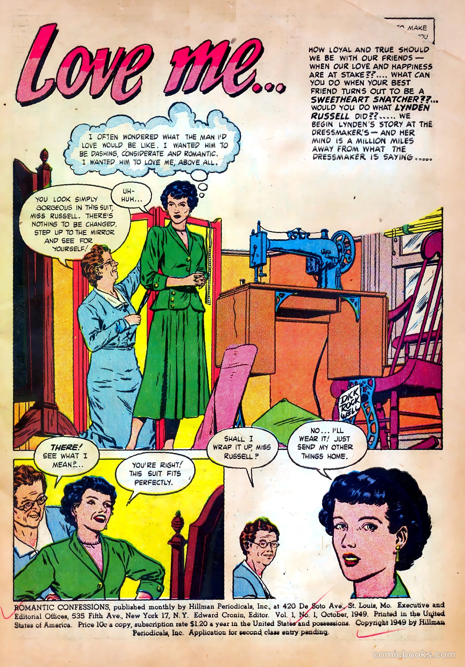 Romantic Confessions v1 #1 — page 3 of 52