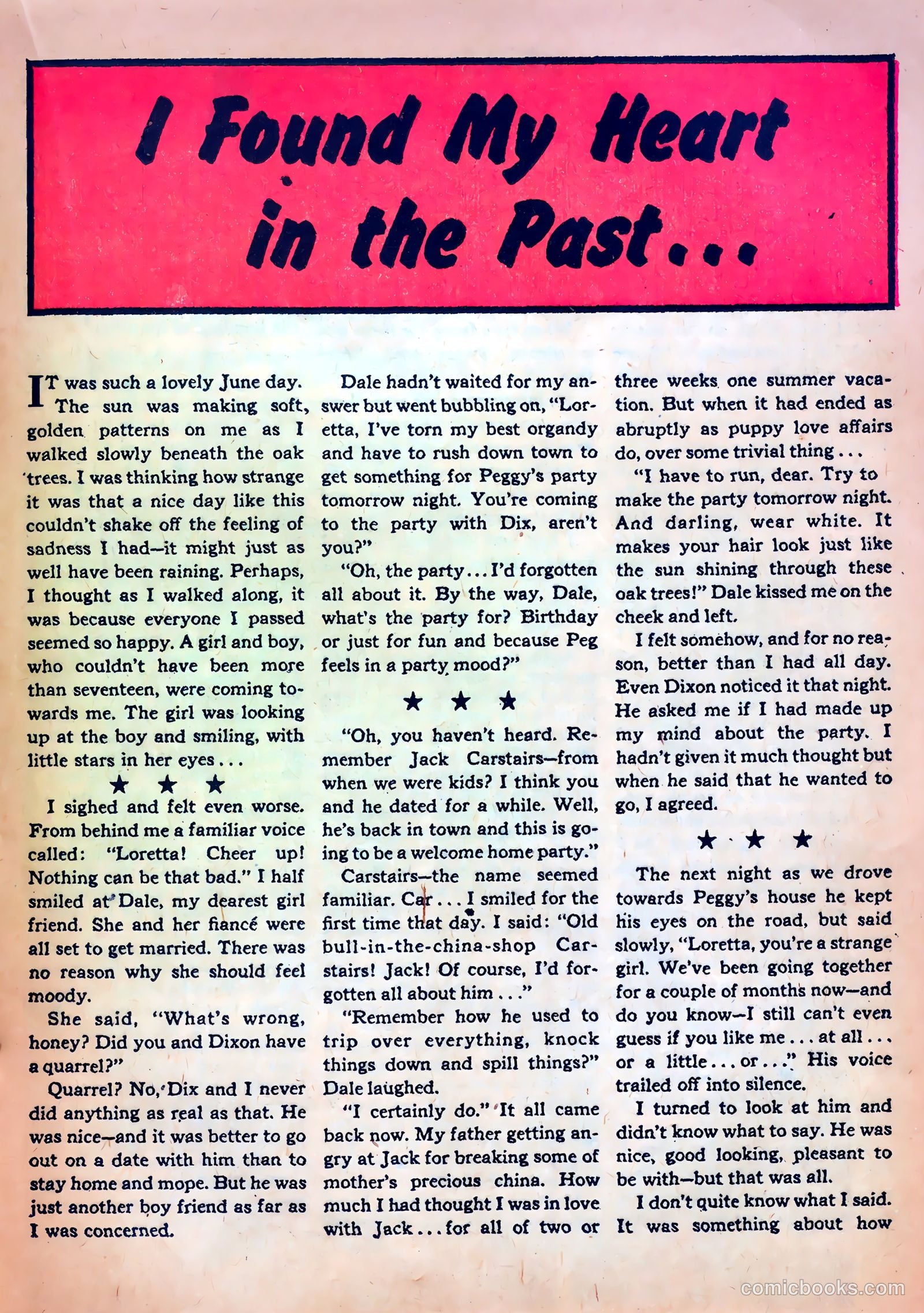 Romantic Confessions v1 #1 — page 31 of 52