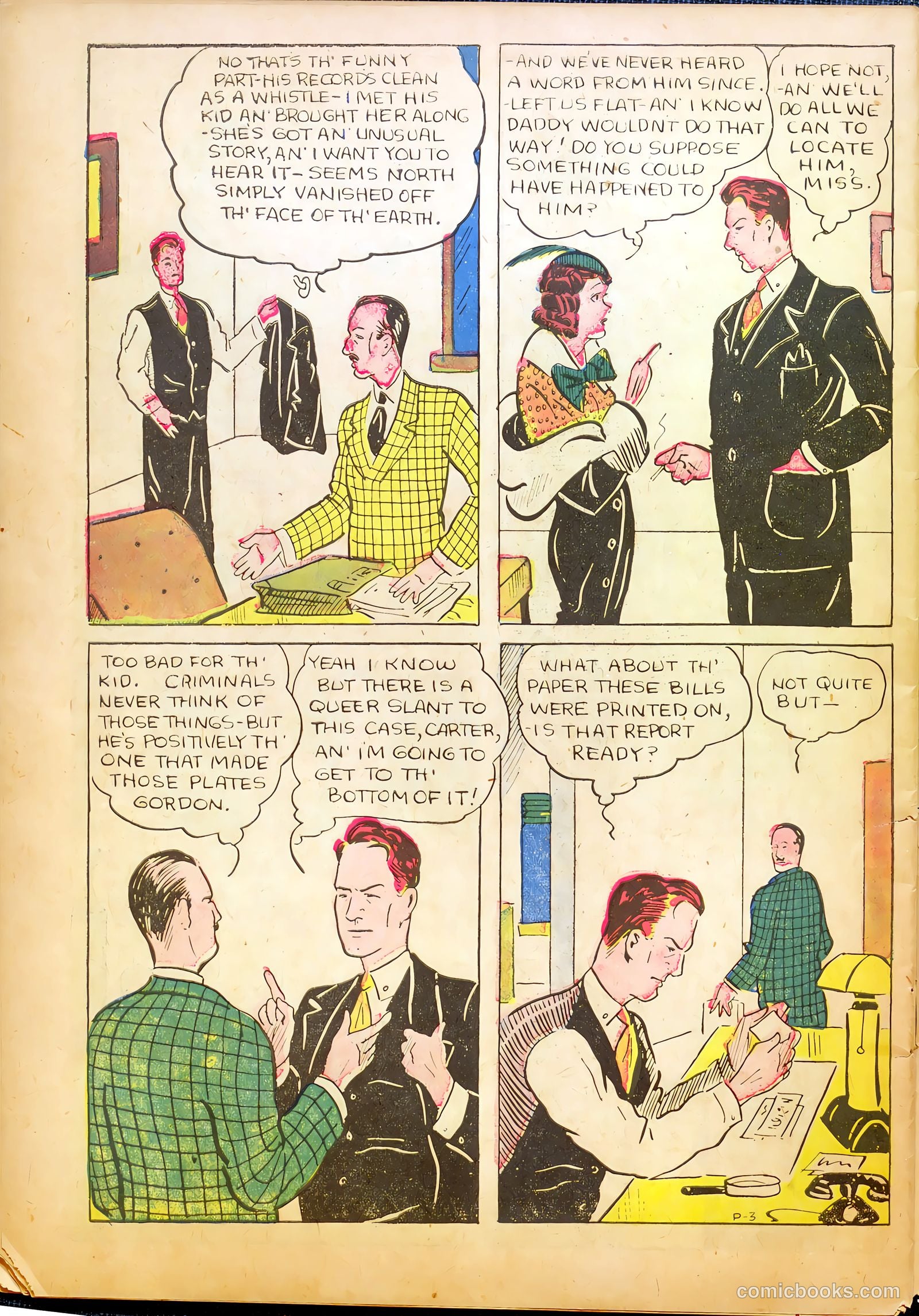 Keen Detective Funnies 2 v1 #9 — page 46 of 53