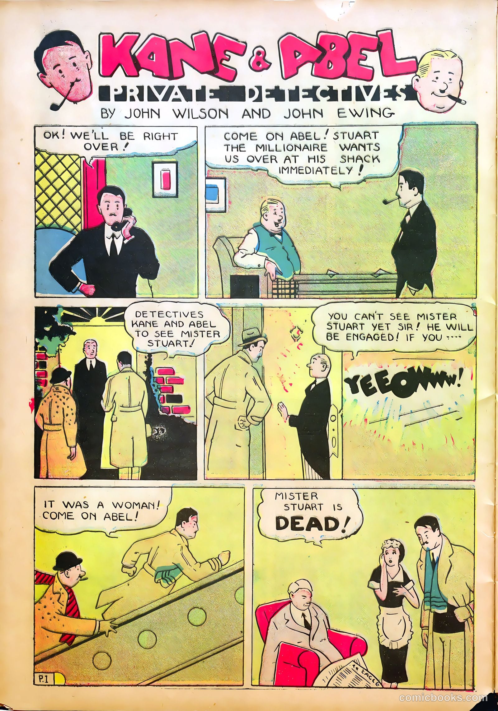 Keen Detective Funnies 3 v1 #10 — page 16 of 52