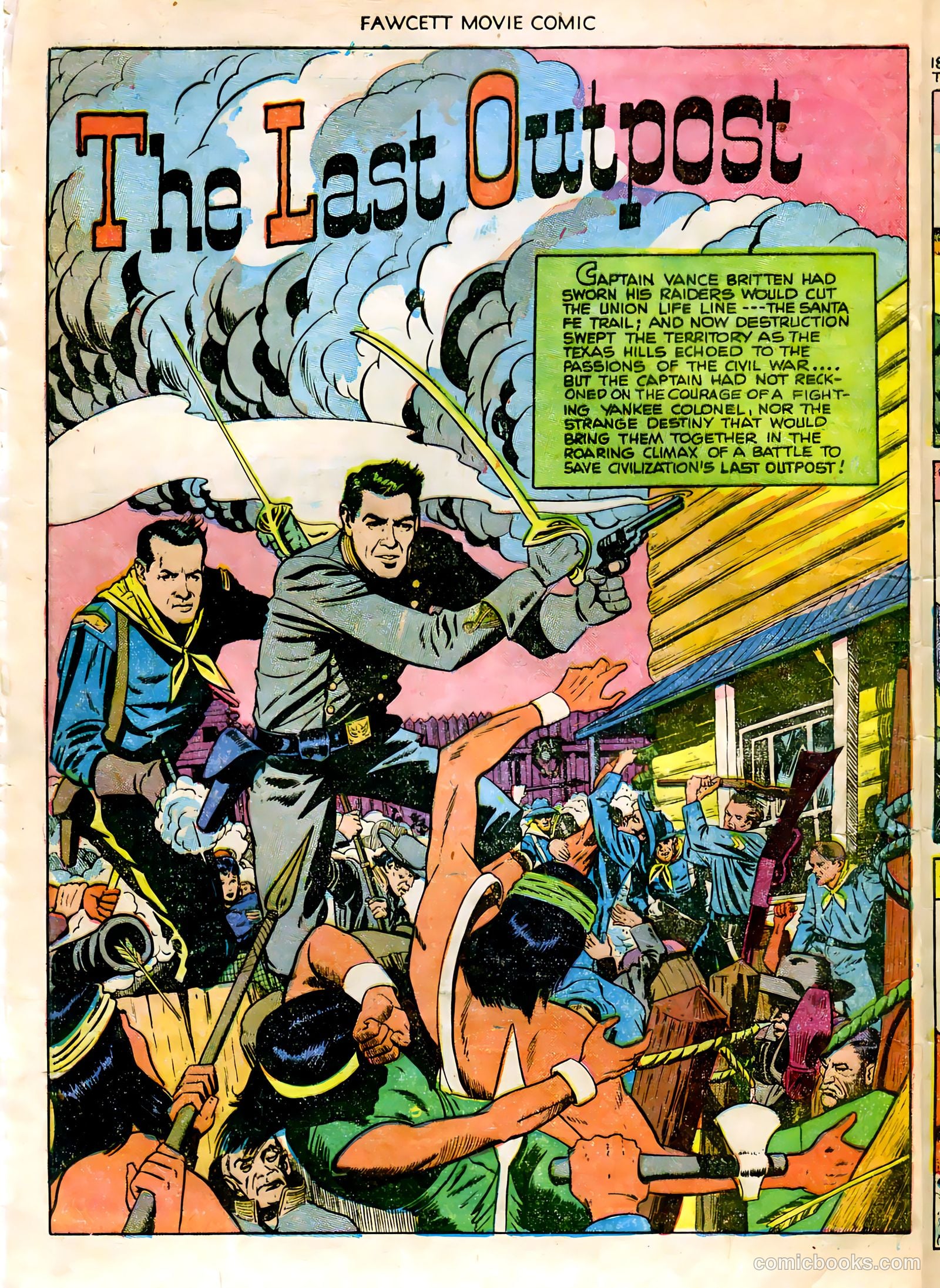 Fawcett Movie Comic 14 - The Last Outpost #1 — page 4 of 32