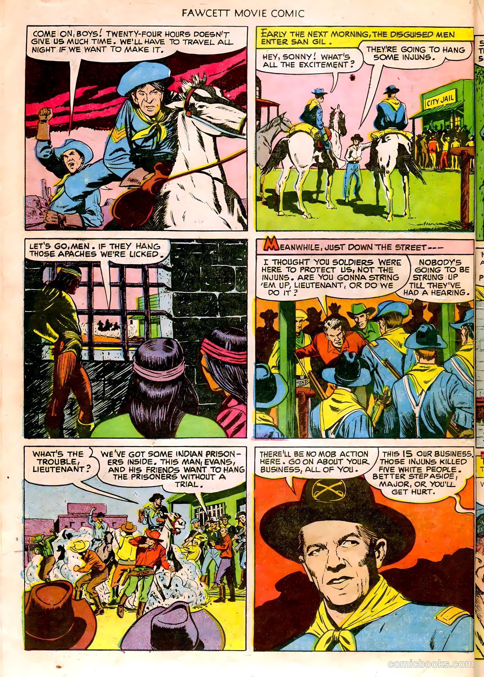 Fawcett Movie Comic 14 - The Last Outpost #1 — page 14 of 32