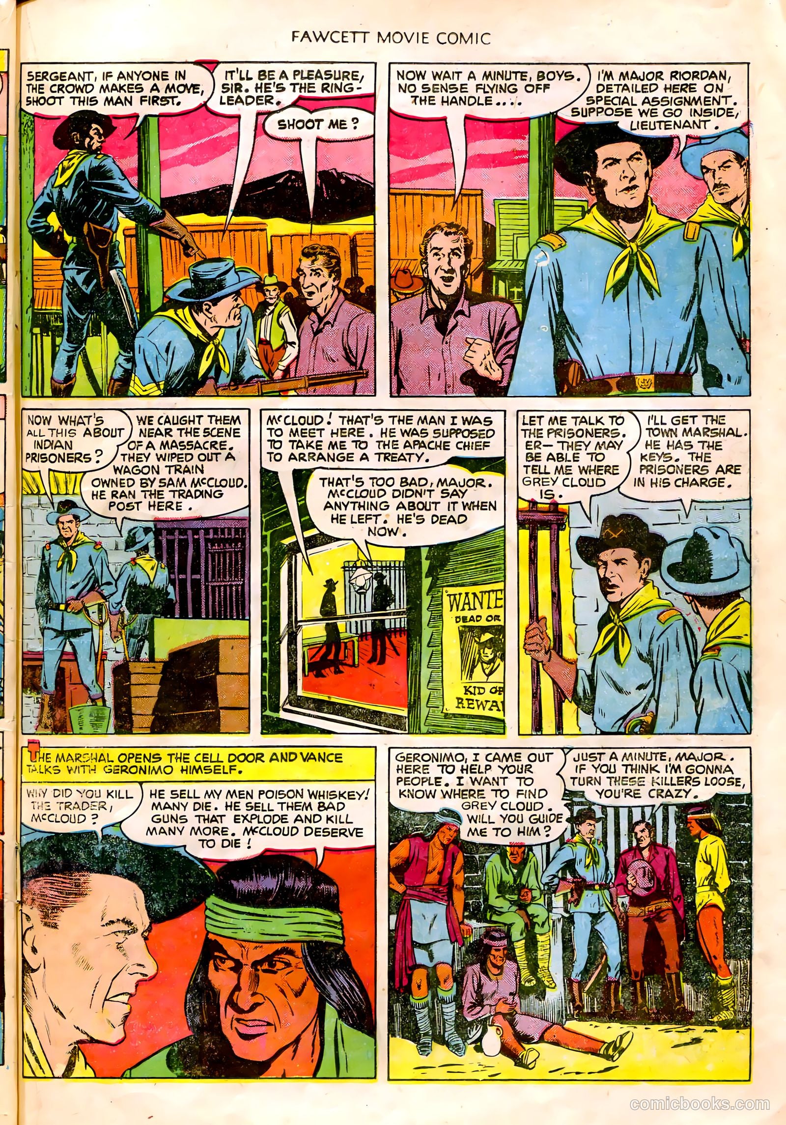 Fawcett Movie Comic 14 - The Last Outpost #1 — page 15 of 32