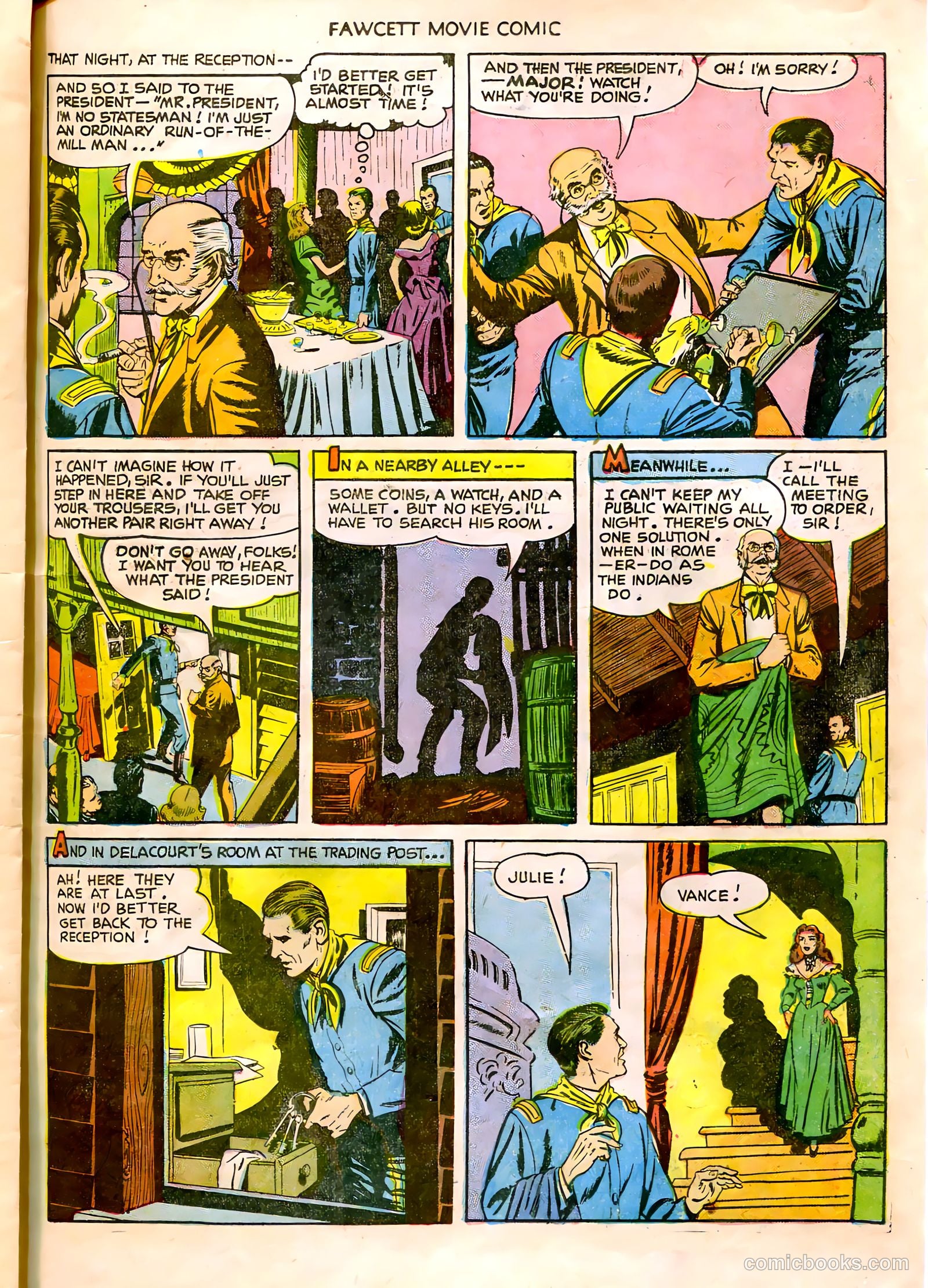 Fawcett Movie Comic 14 - The Last Outpost #1 — page 19 of 32