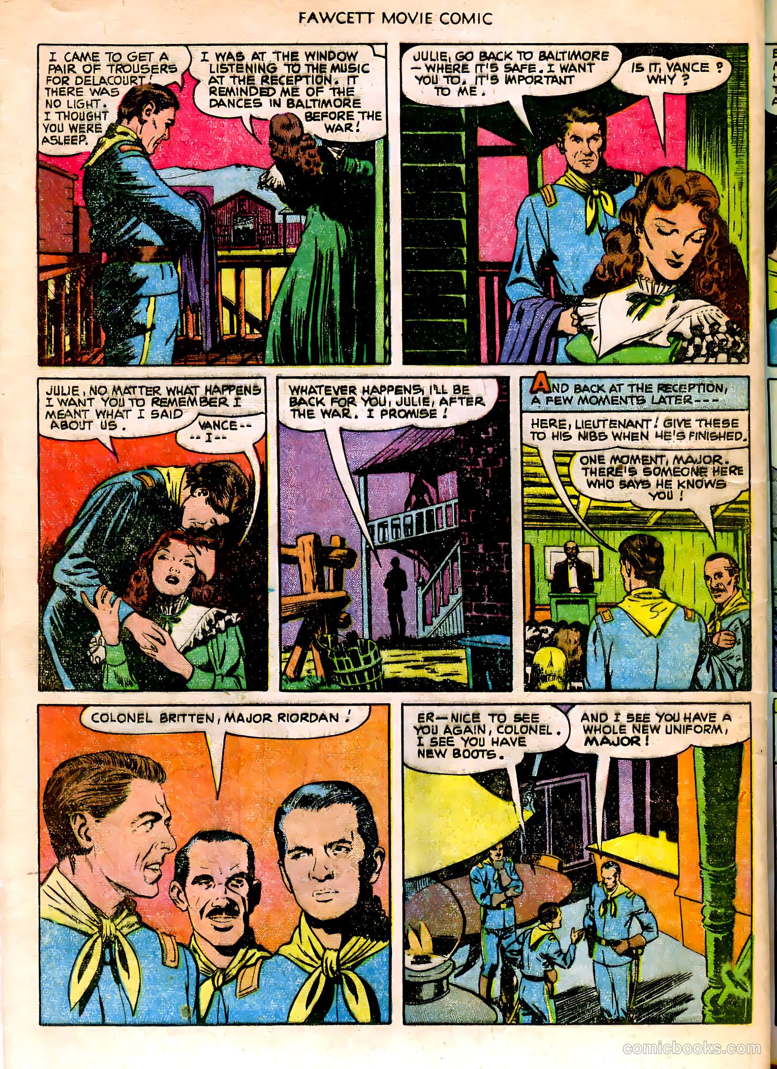 Fawcett Movie Comic 14 - The Last Outpost #1 — page 20 of 32