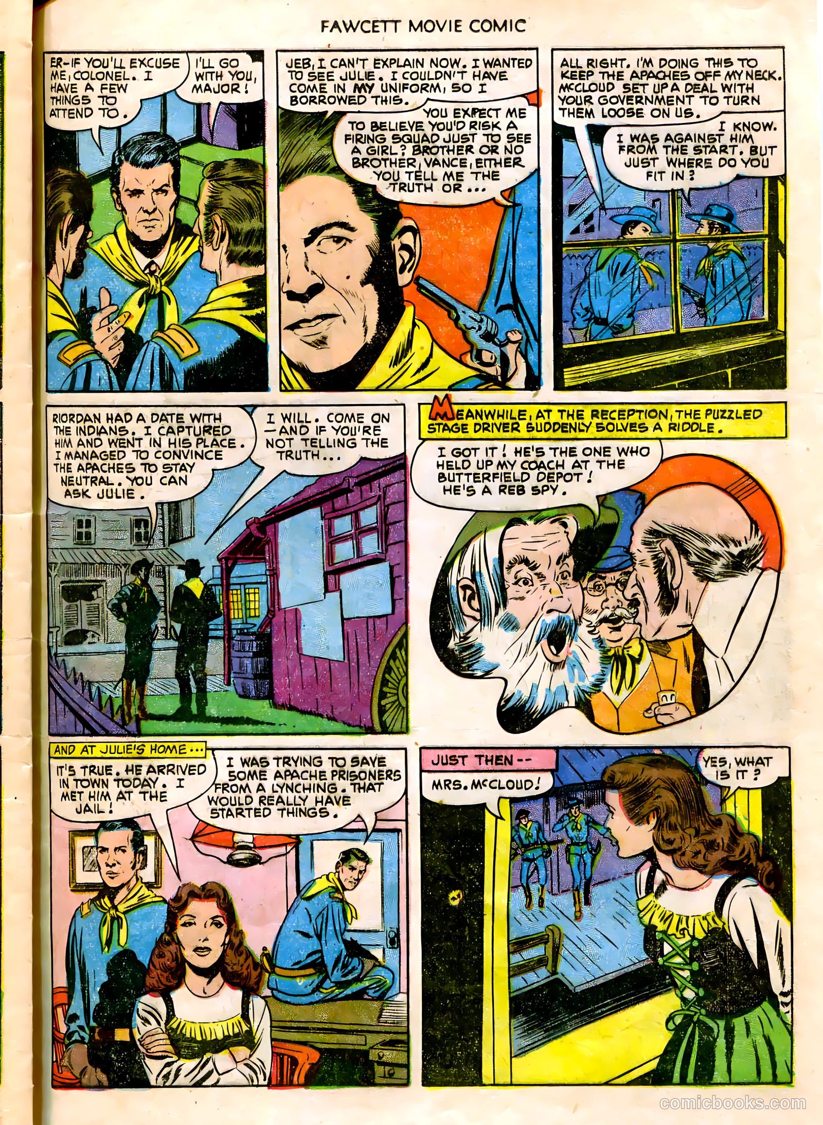 Fawcett Movie Comic 14 - The Last Outpost #1 — page 21 of 32