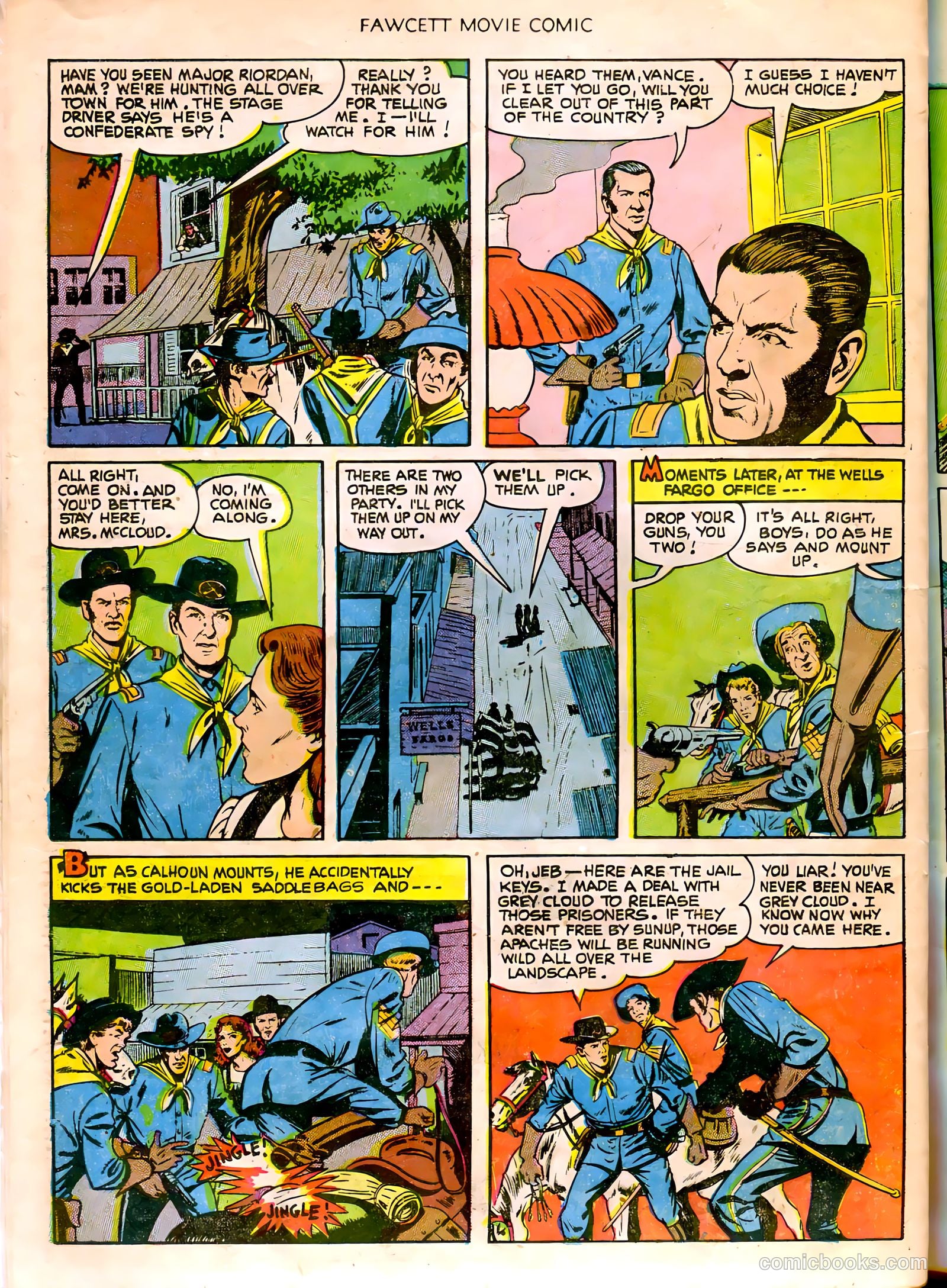Fawcett Movie Comic 14 - The Last Outpost #1 — page 22 of 32