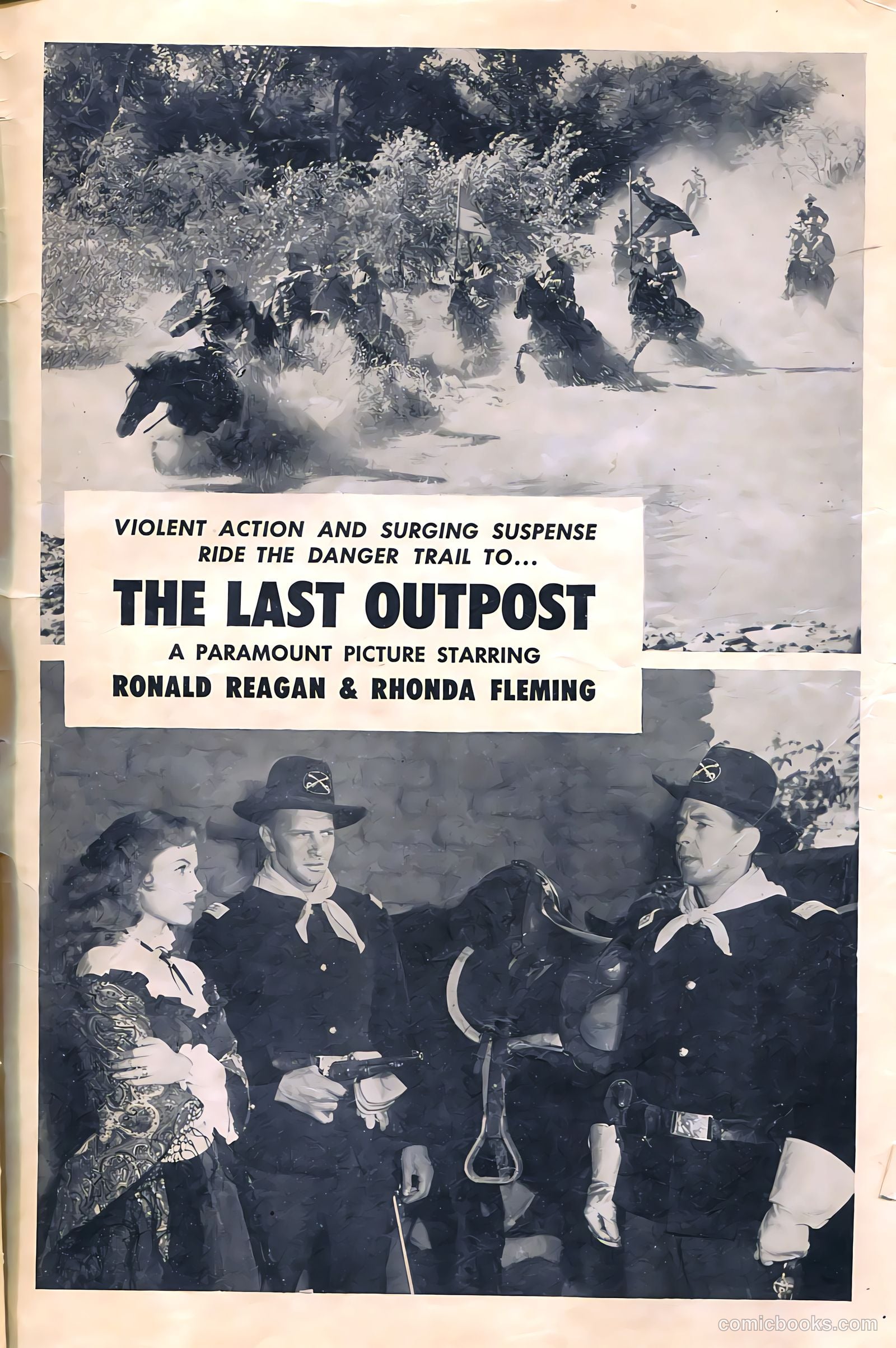 Fawcett Movie Comic 14 - The Last Outpost #1 — page 31 of 32