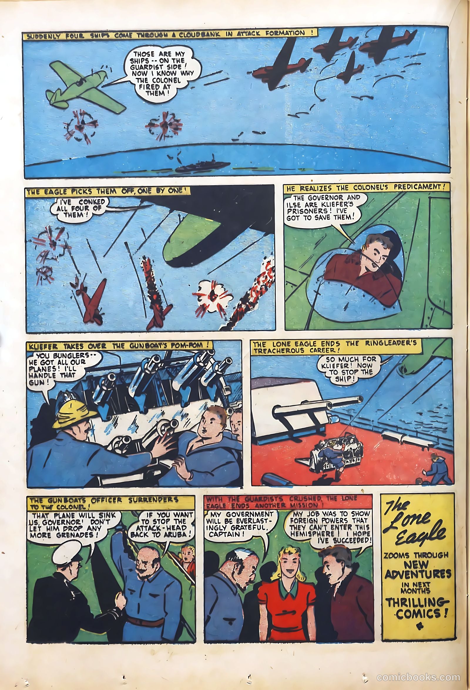 Thrilling Comics #9 (1940) — page 38 of 68