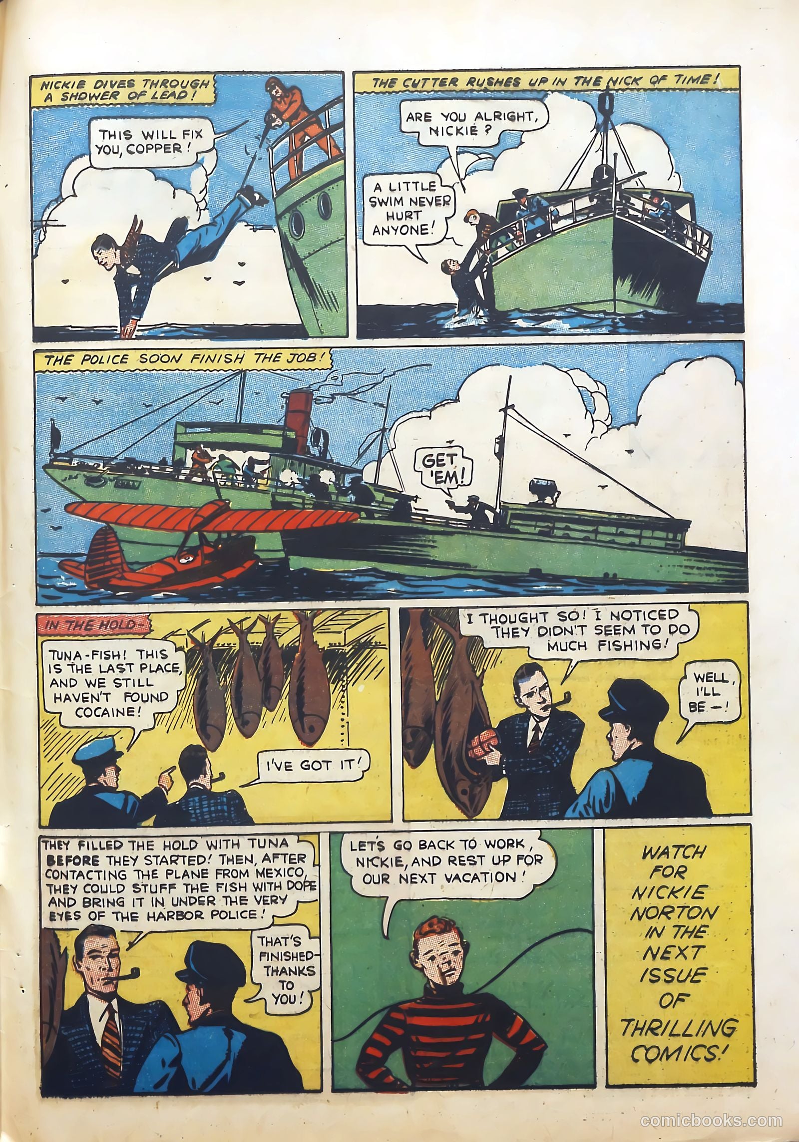 Thrilling Comics #9 (1940) — page 63 of 68
