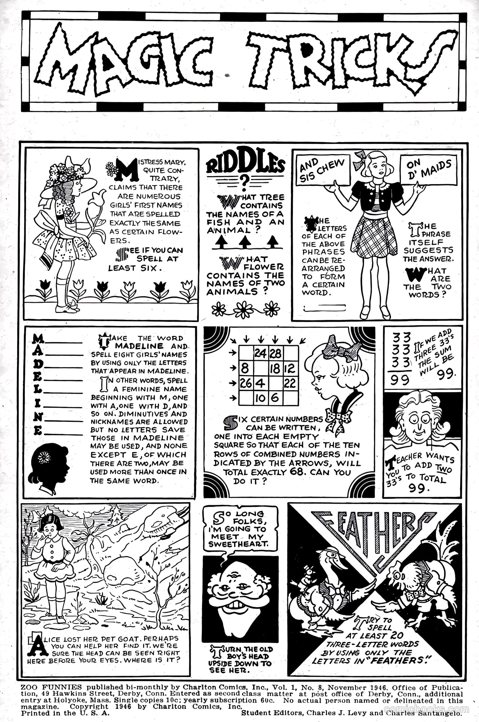 Zoo Funnies v1 #8 — page 2 of 52