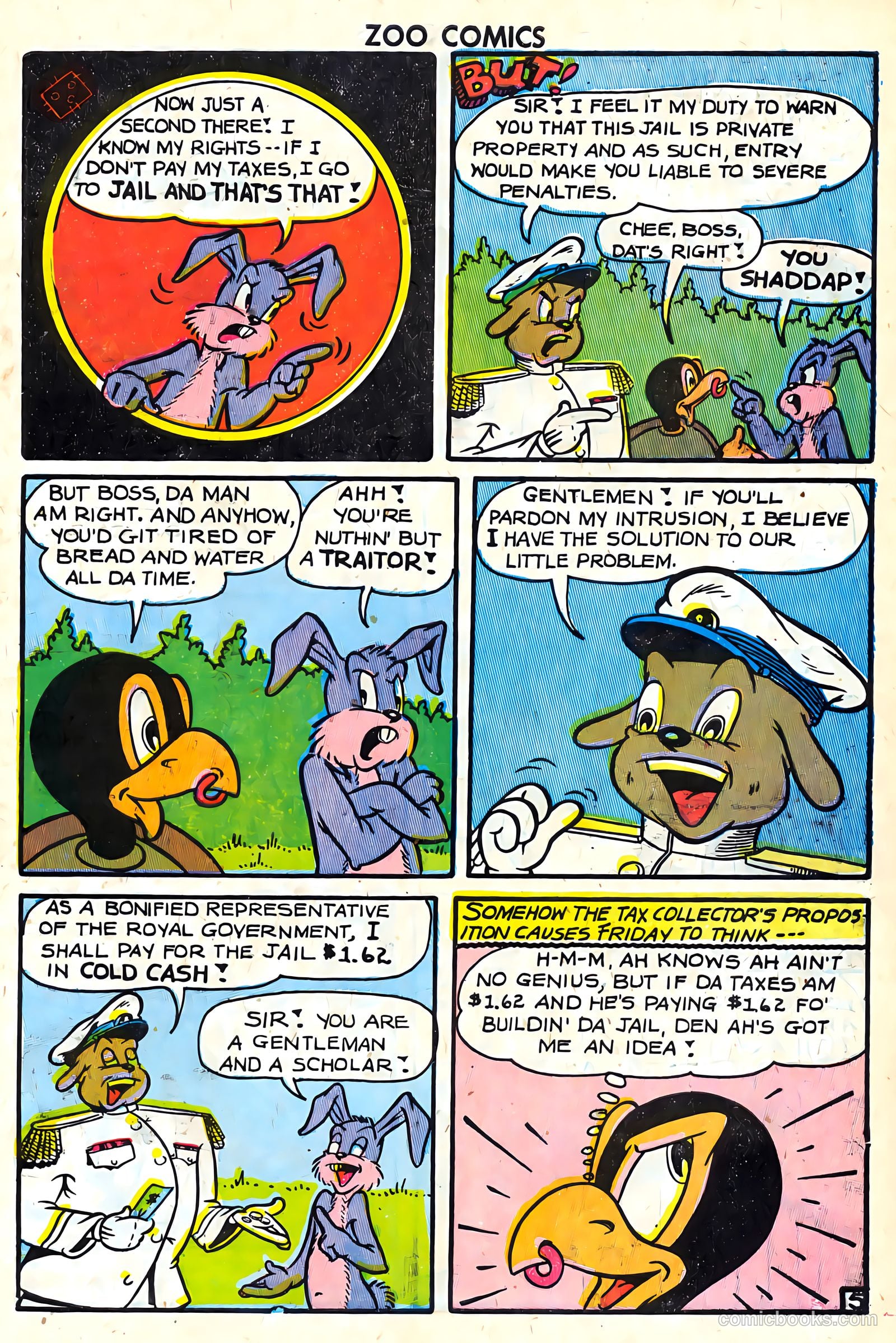 Zoo Funnies v1 #8 — page 7 of 52