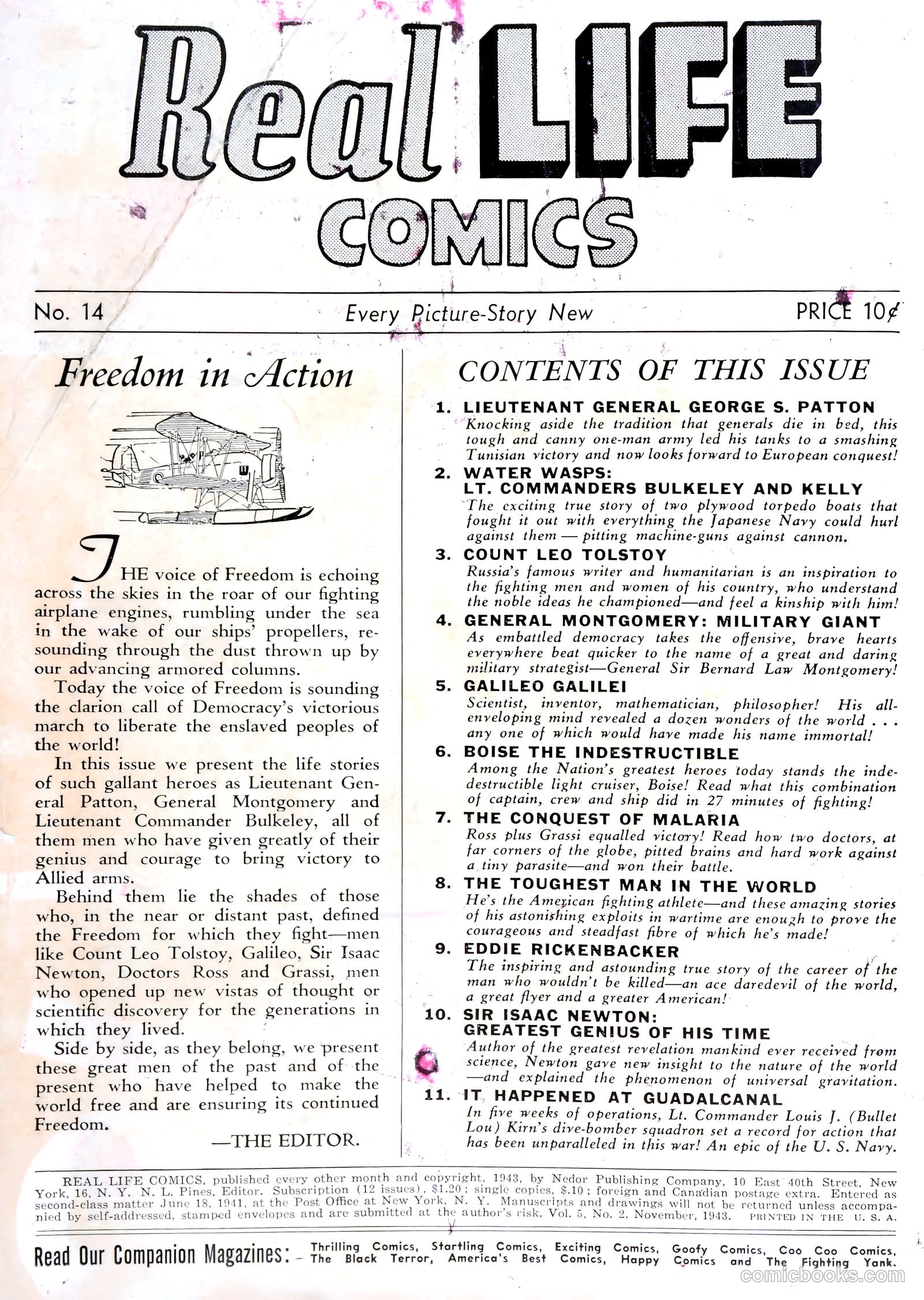 Real Life Comics #14 (1950) — page 2 of 60