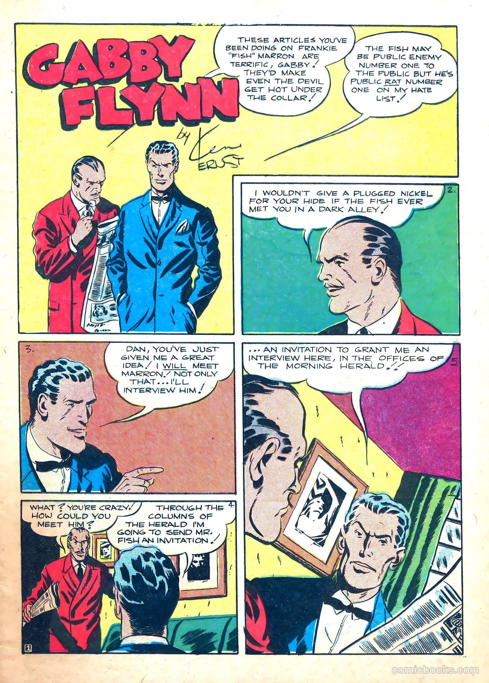 Keen Detective Funnies 14 v2 #10 — page 21 of 52