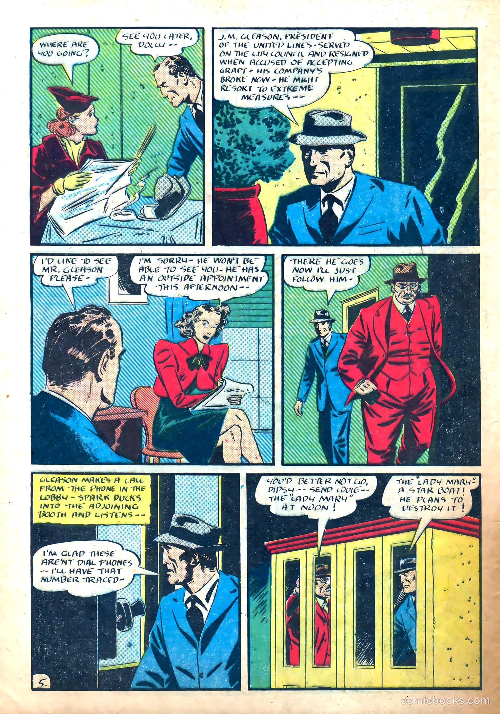 Keen Detective Funnies 14 v2 #10 — page 40 of 52