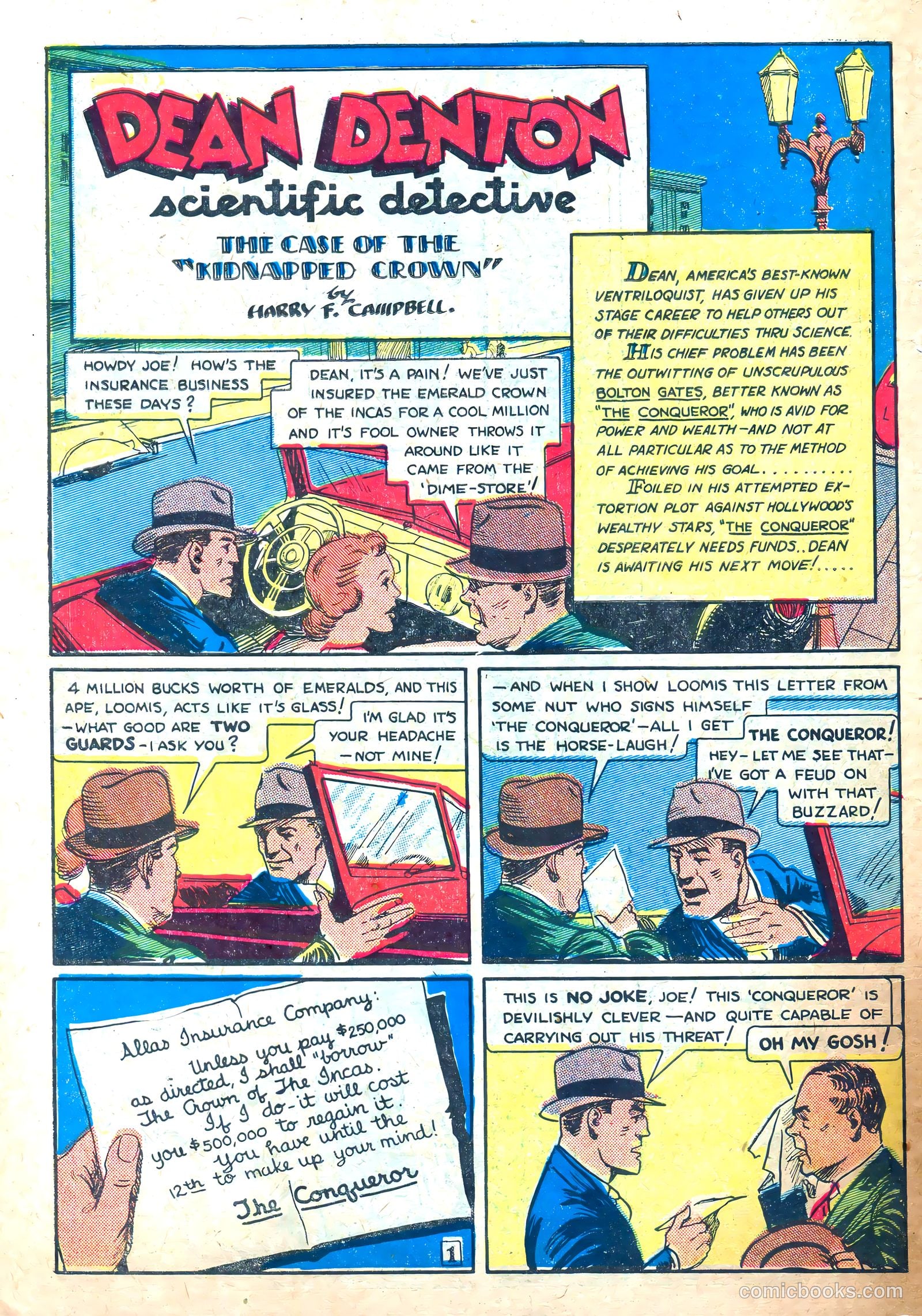 Keen Detective Funnies 14 v2 #10 — page 42 of 52
