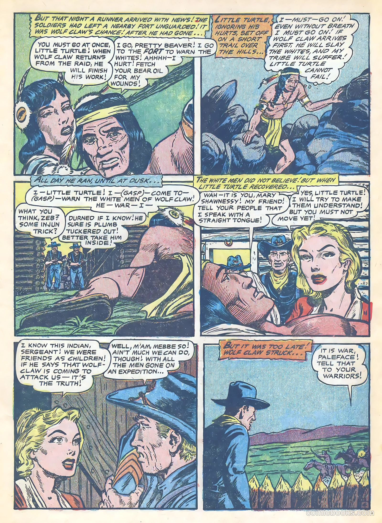 Gunsmoke Trail #2 (1957) — page 17 of 36