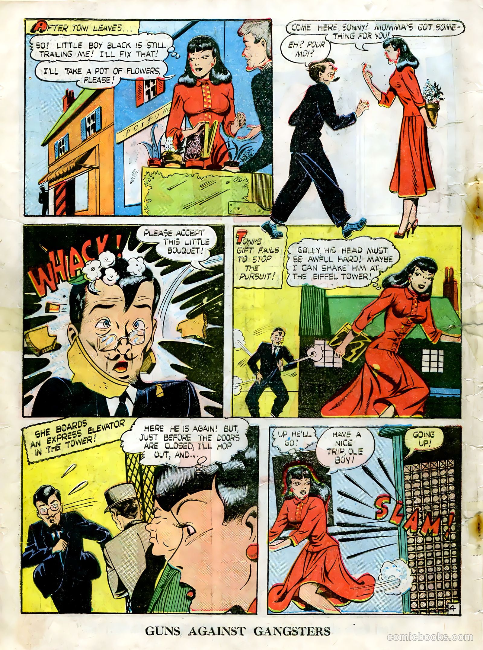 Guns Against Gangsters #4 (1948) — page 6 of 36