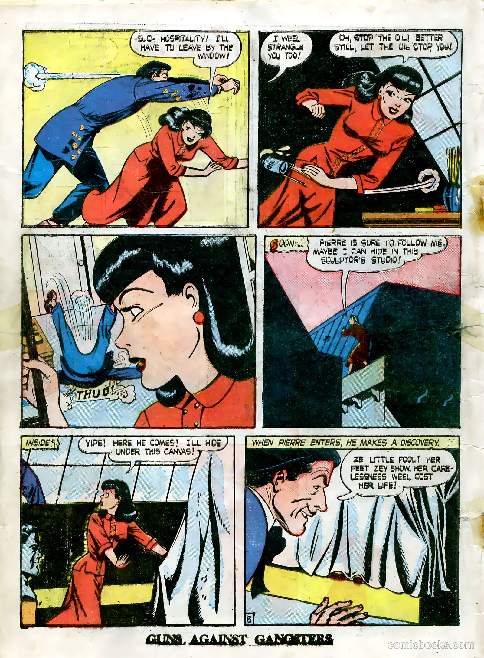 Guns Against Gangsters #4 (1948) — page 8 of 36