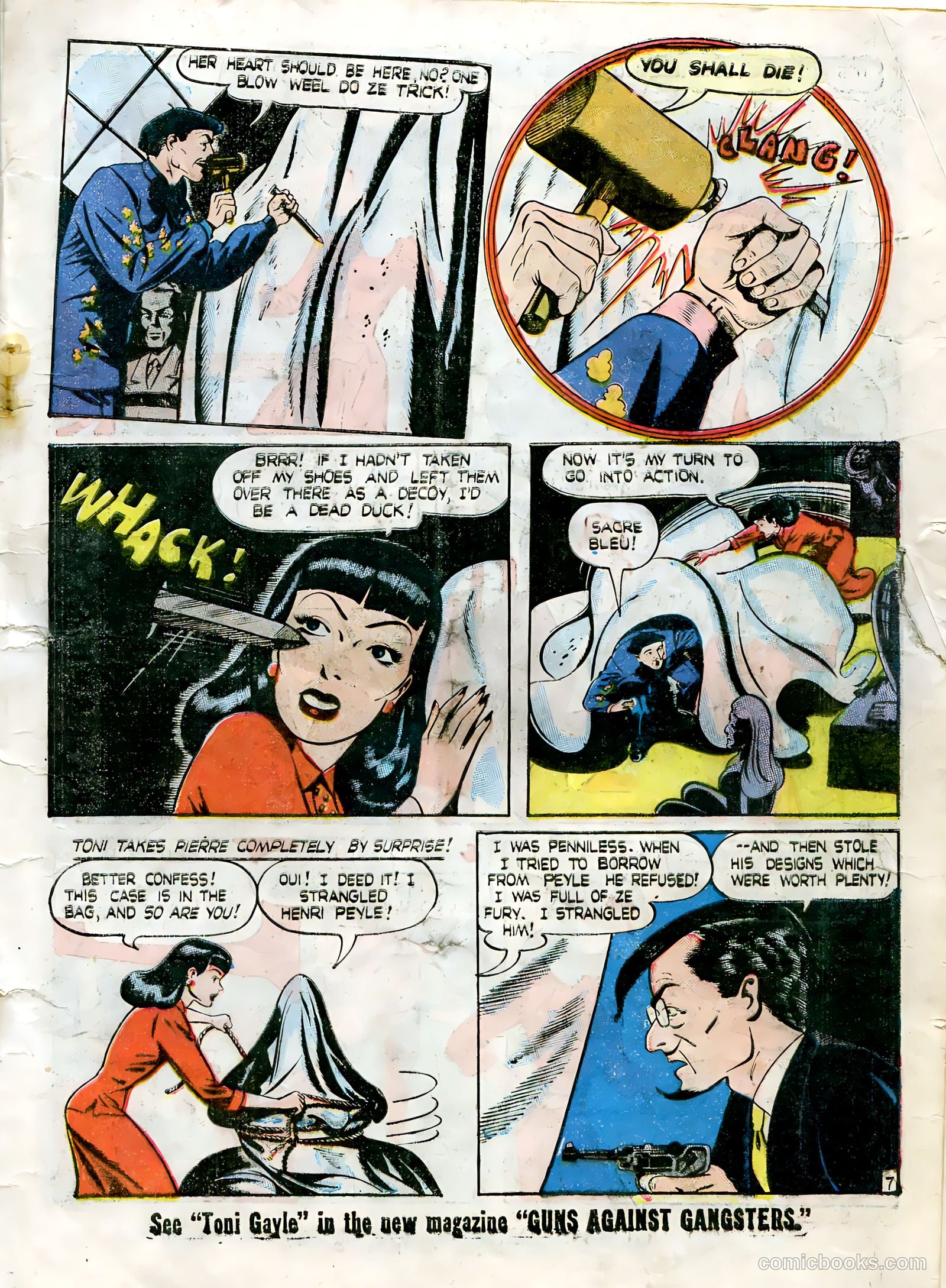Guns Against Gangsters #4 (1948) — page 9 of 36