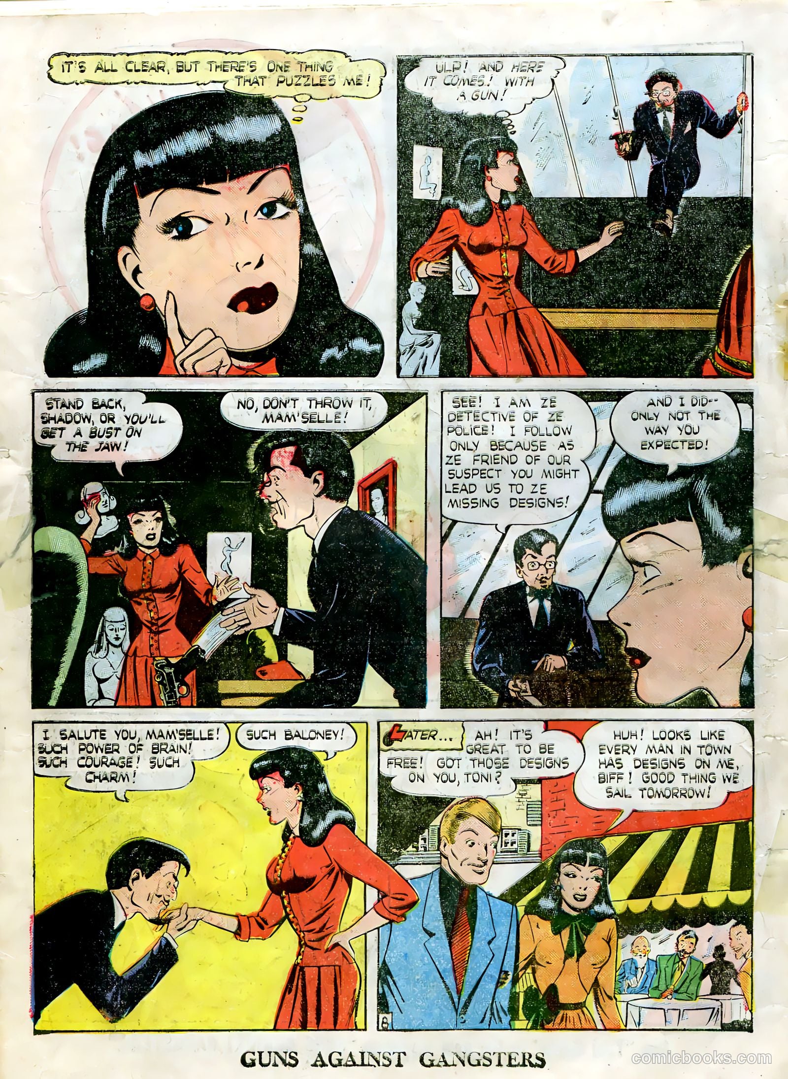 Guns Against Gangsters #4 (1948) — page 10 of 36