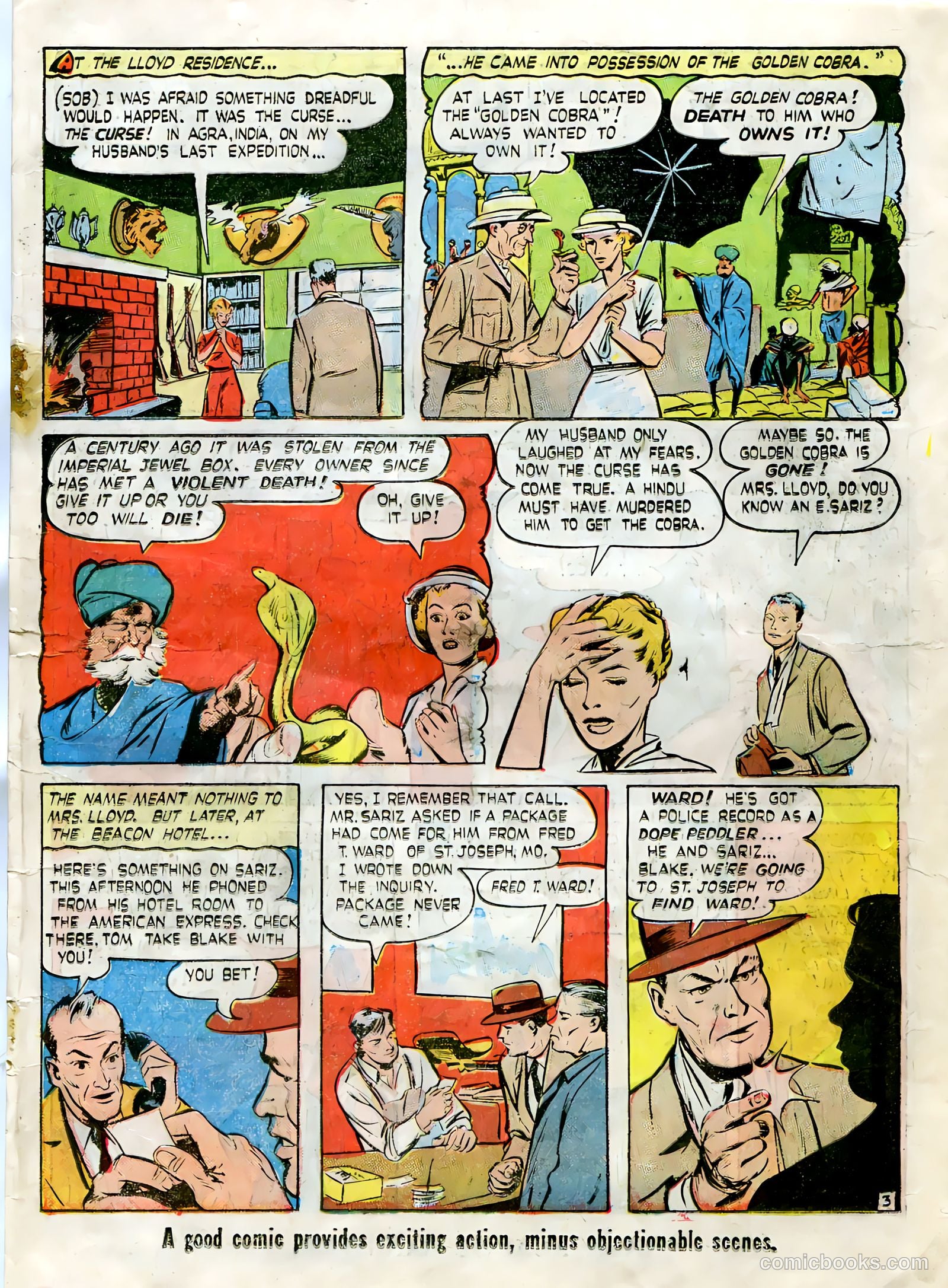 Guns Against Gangsters #4 (1948) — page 15 of 36