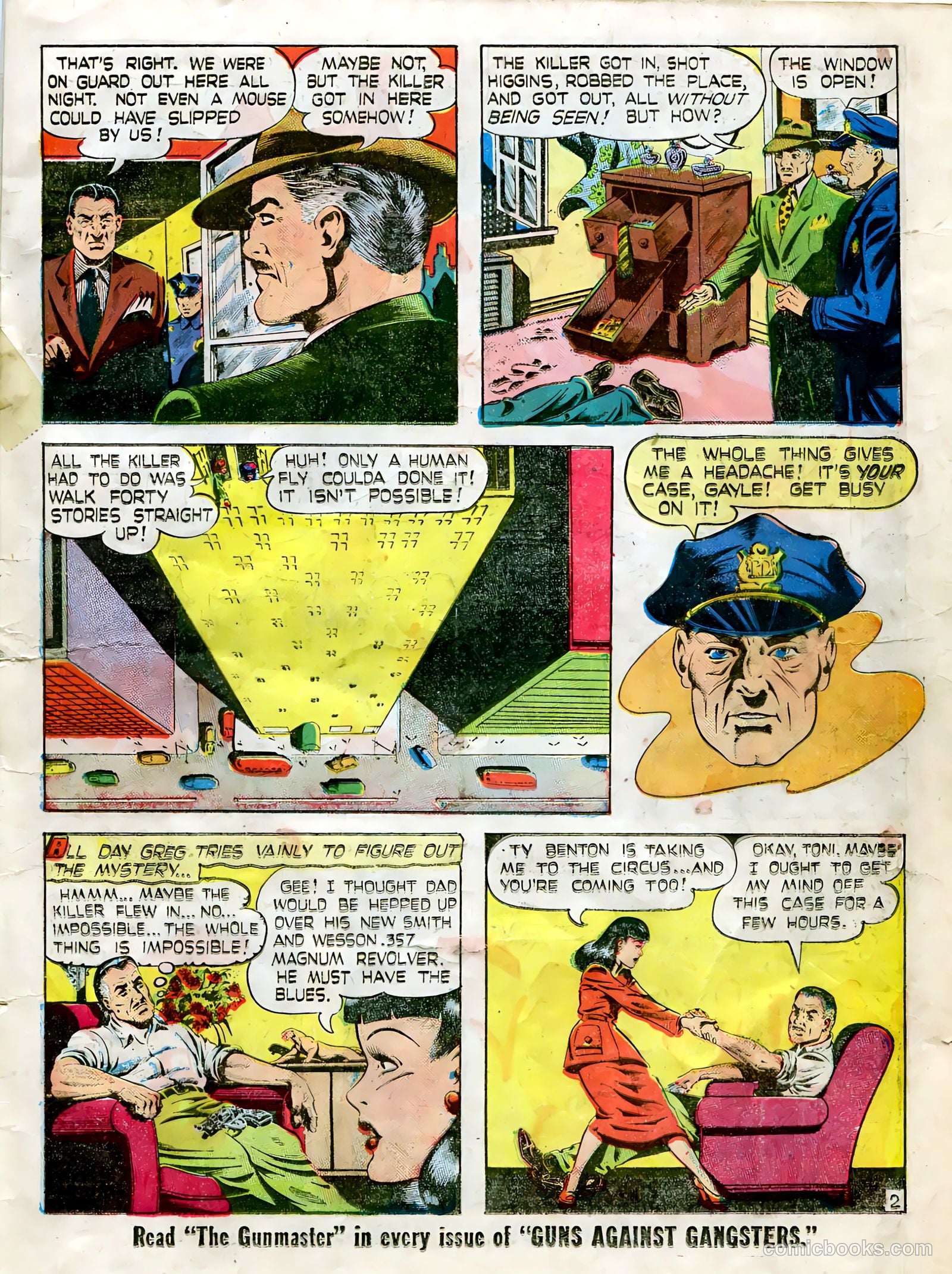 Guns Against Gangsters #4 (1948) — page 23 of 36