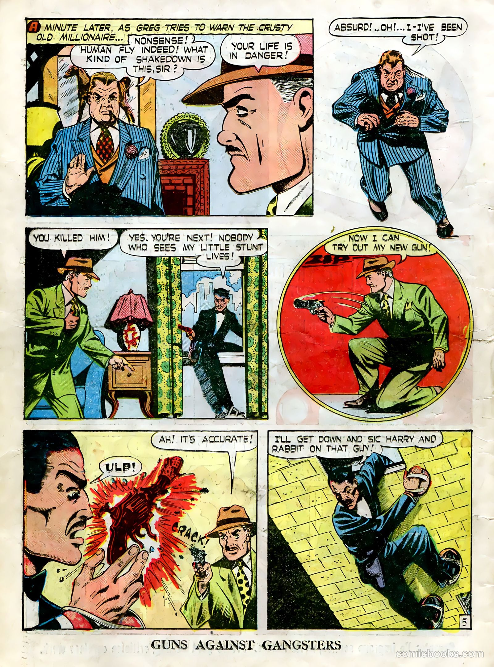 Guns Against Gangsters #4 (1948) — page 26 of 36