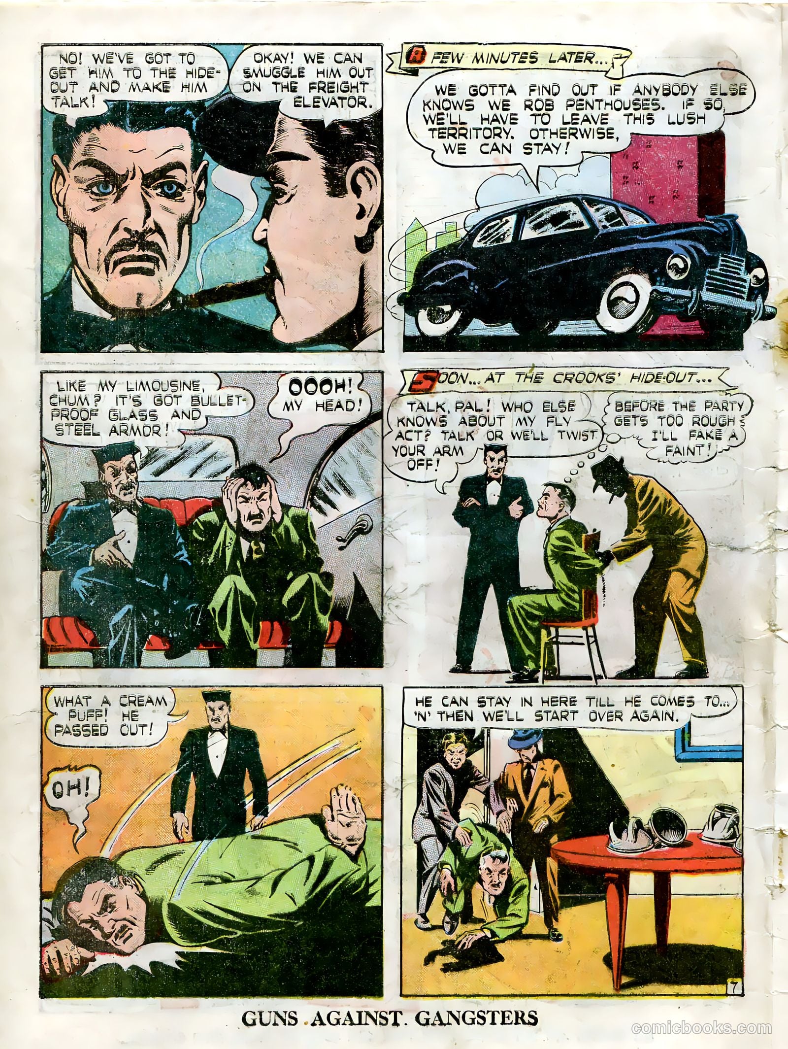 Guns Against Gangsters #4 (1948) — page 28 of 36