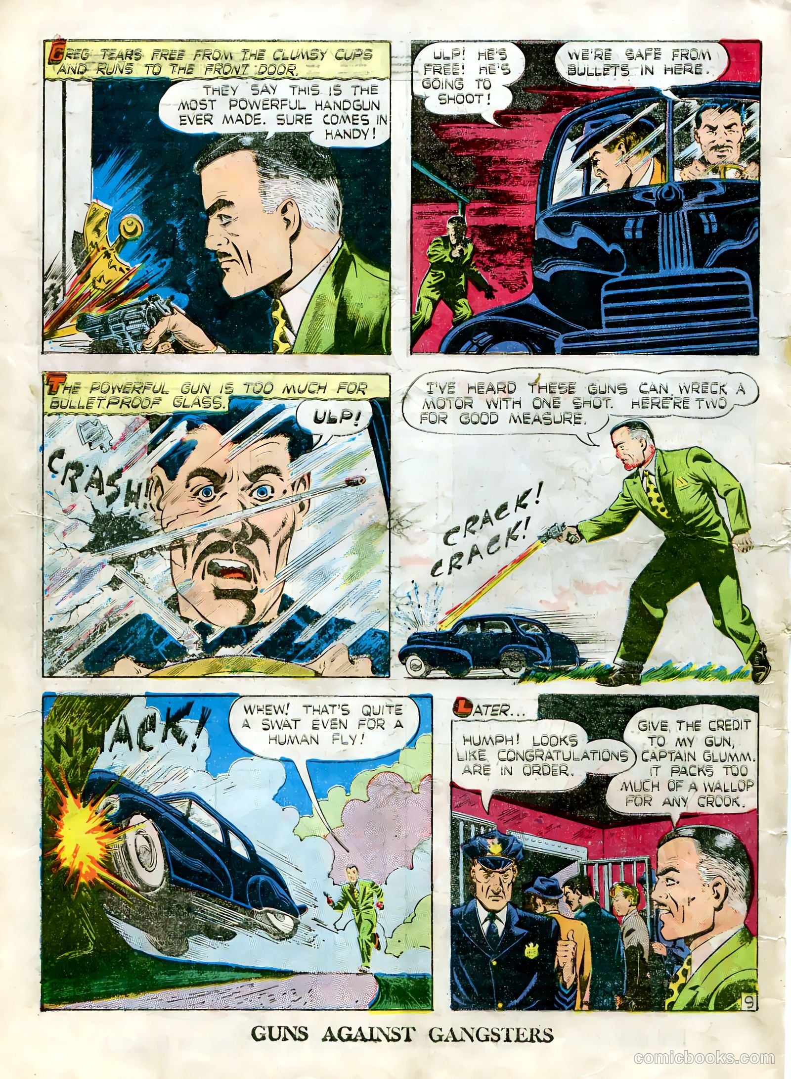 Guns Against Gangsters #4 (1948) — page 30 of 36