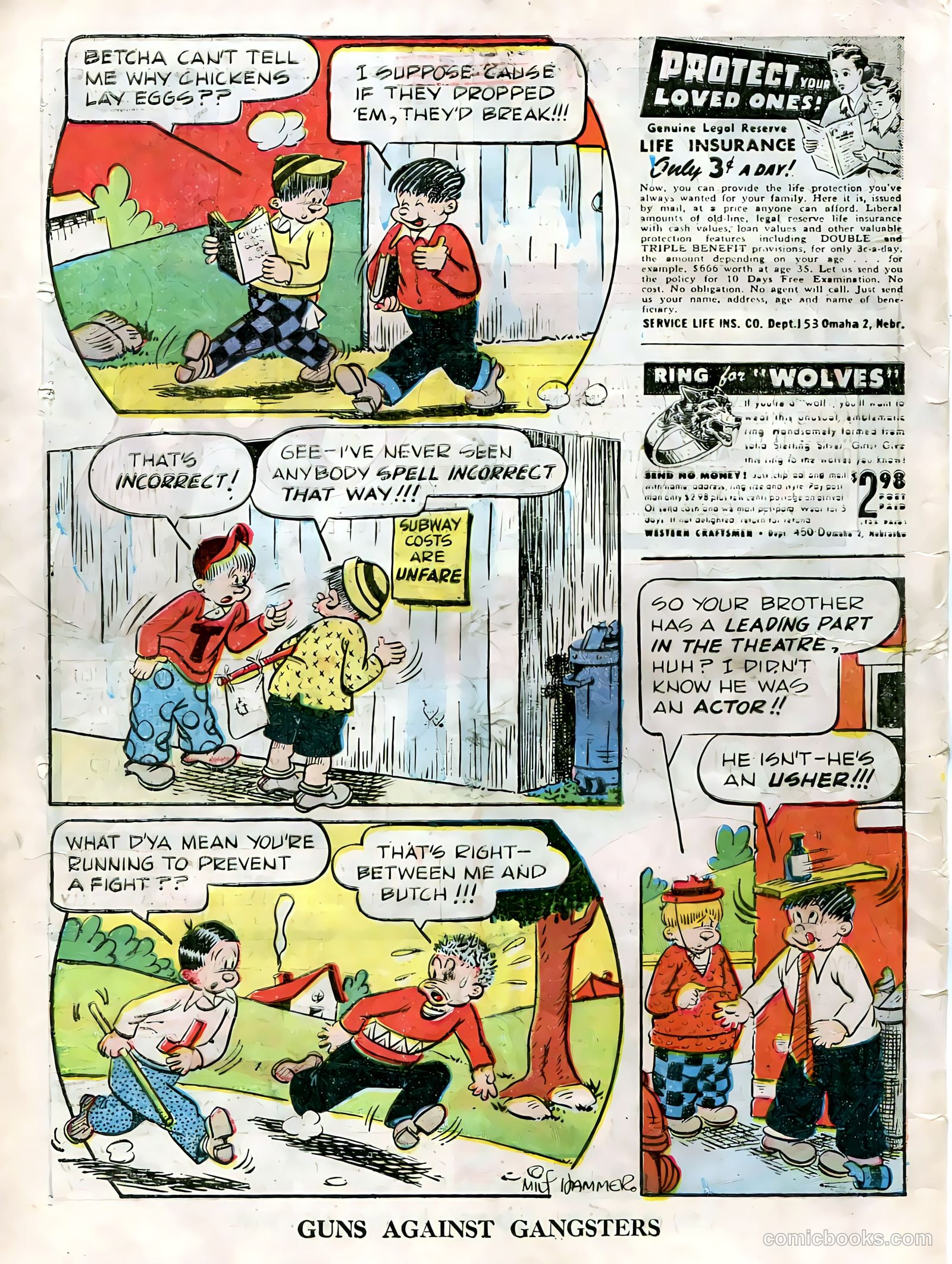 Guns Against Gangsters #4 (1948) — page 32 of 36