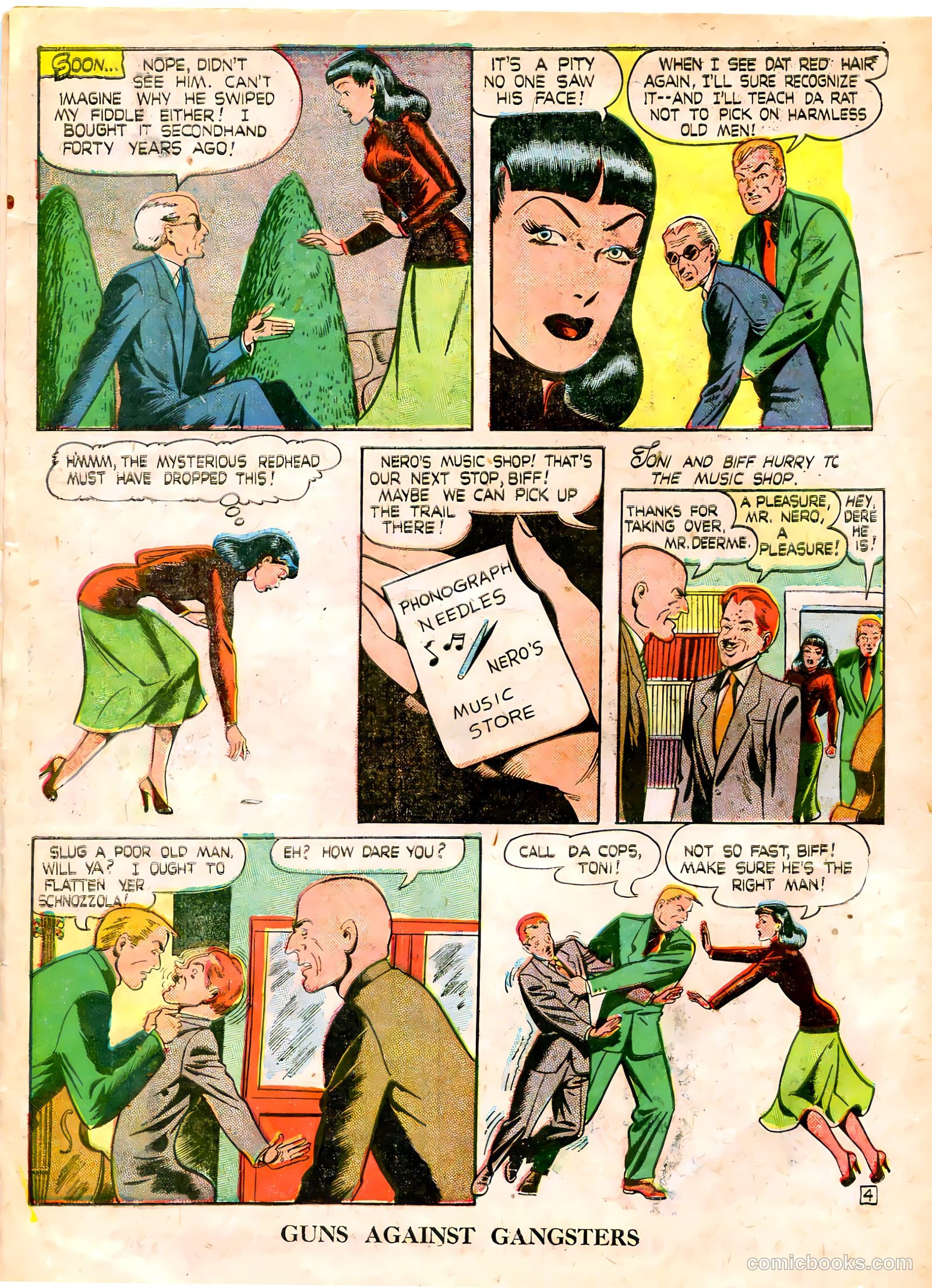 Guns Against Gangsters #2 (1948) — page 6 of 36