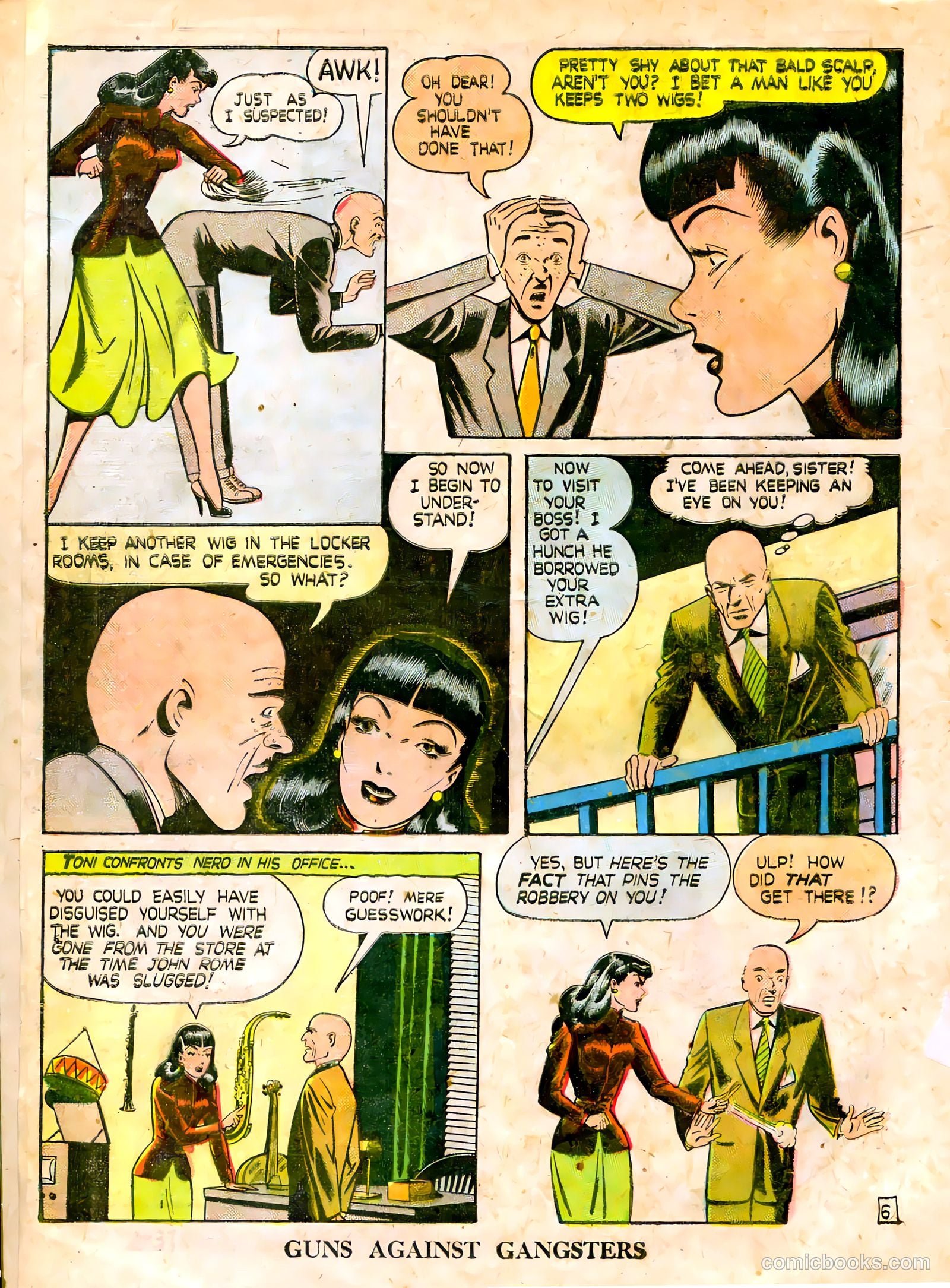 Guns Against Gangsters #2 (1948) — page 8 of 36
