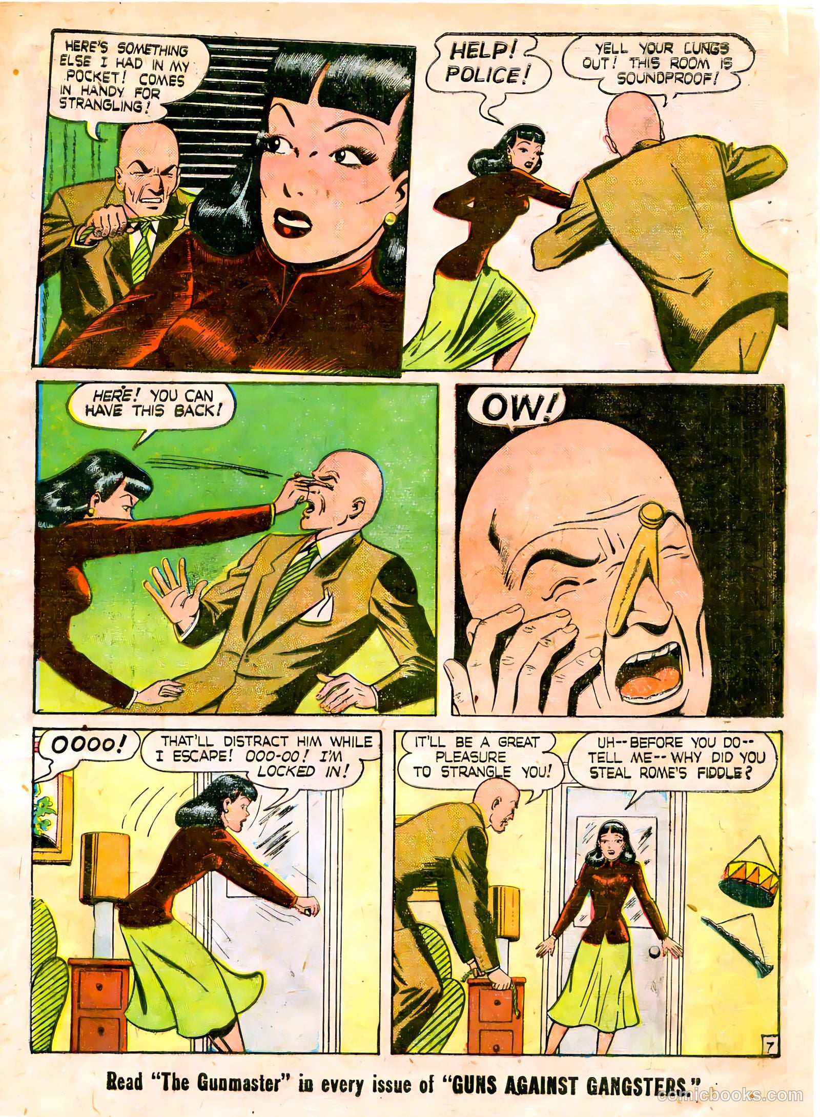 Guns Against Gangsters #2 (1948) — page 9 of 36