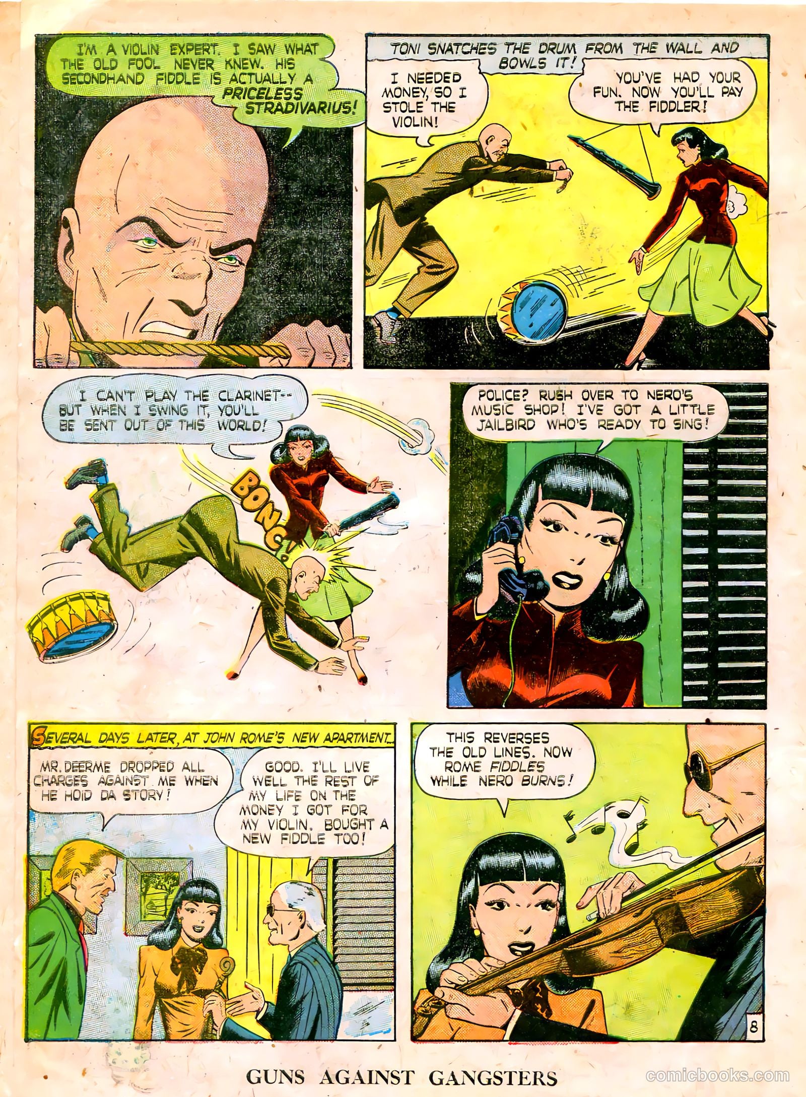 Guns Against Gangsters #2 (1948) — page 10 of 36